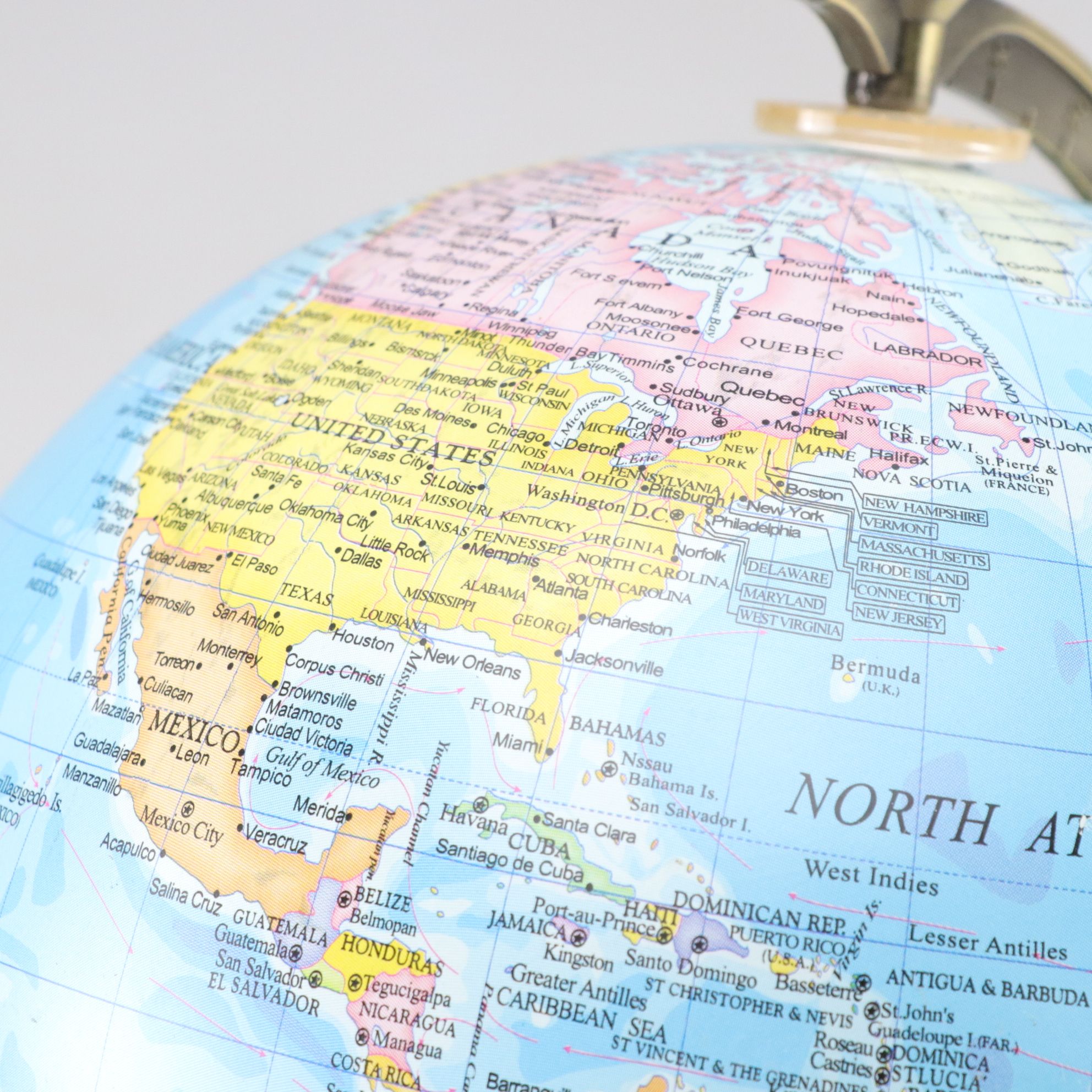 Celestial Globe with Illuminated Constellations by Night