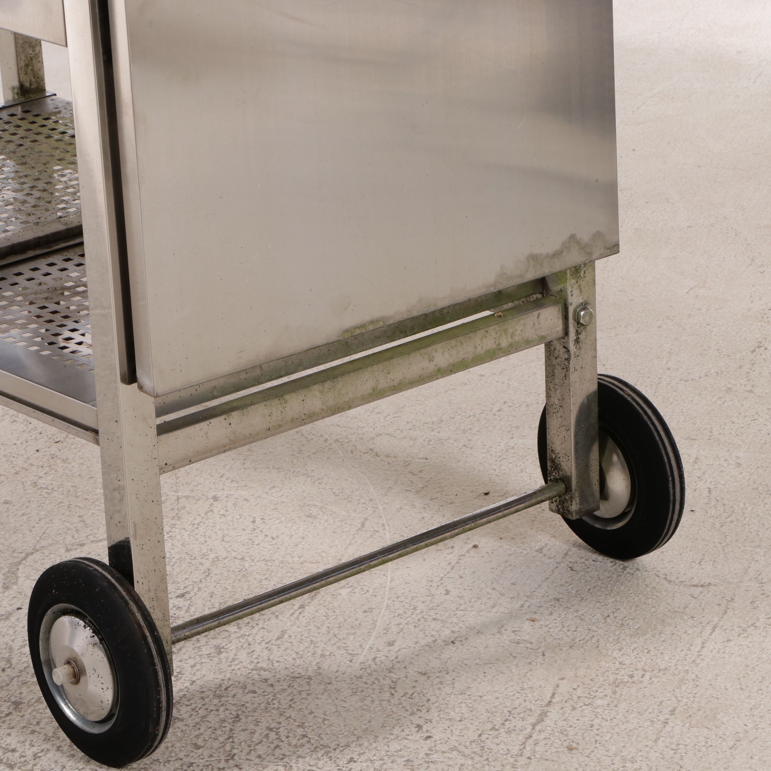 Industrial Style Stainless Steel Kitchen Island with Sink and Kitchen Cart