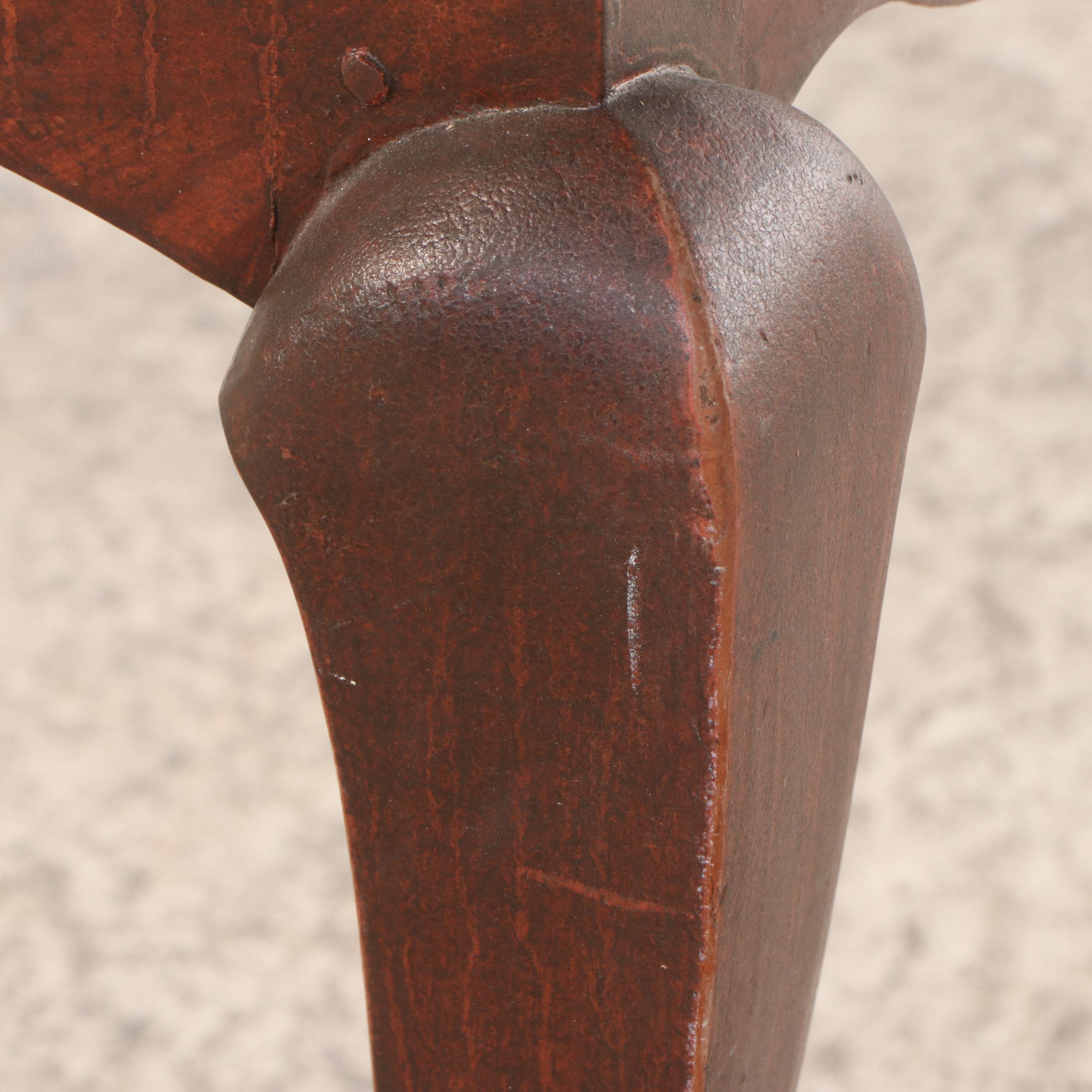 David T. Smith Queen Anne Style Highboy with Grain Painted Front