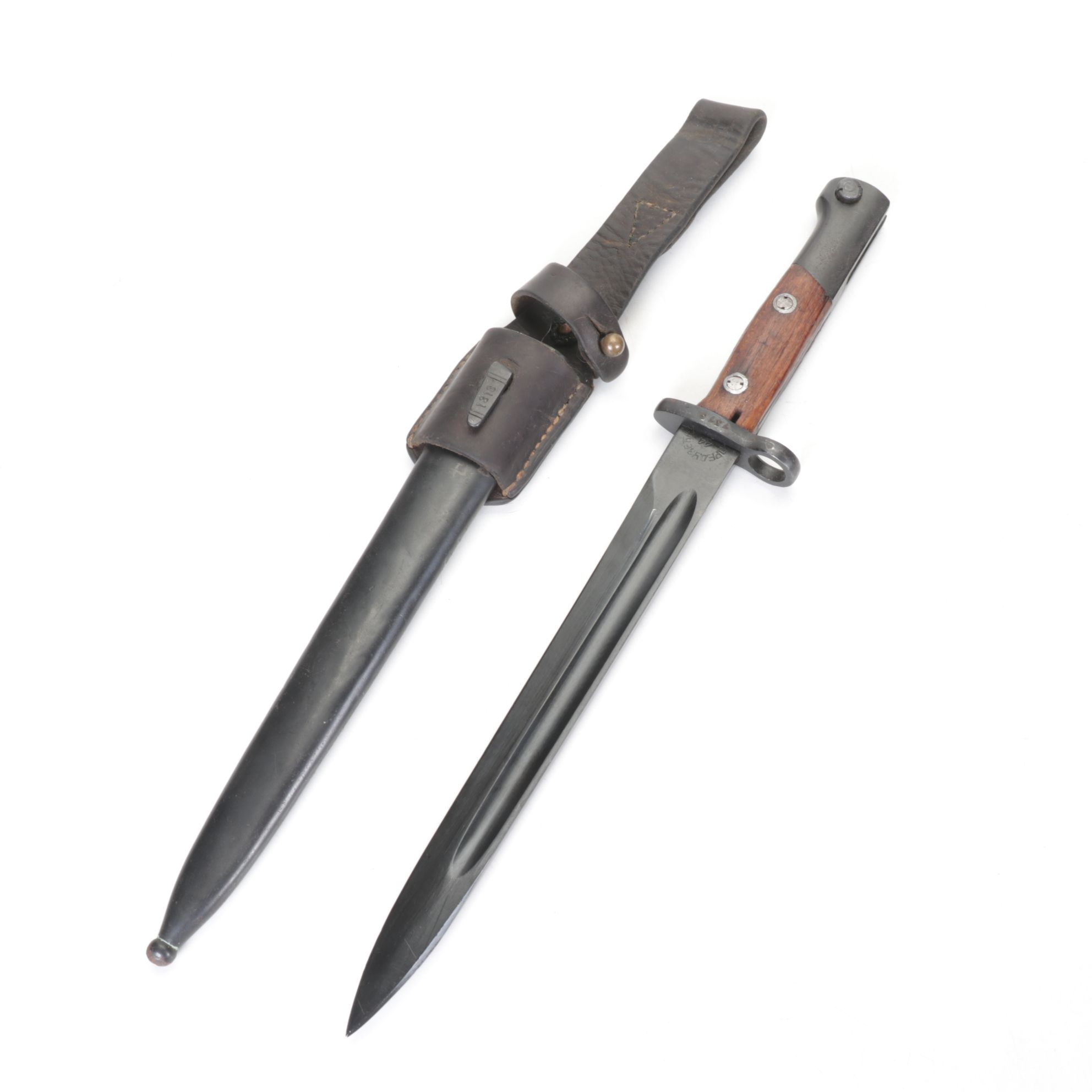 M1948 Bayonet with Leather Sheath, Mid-20th Century