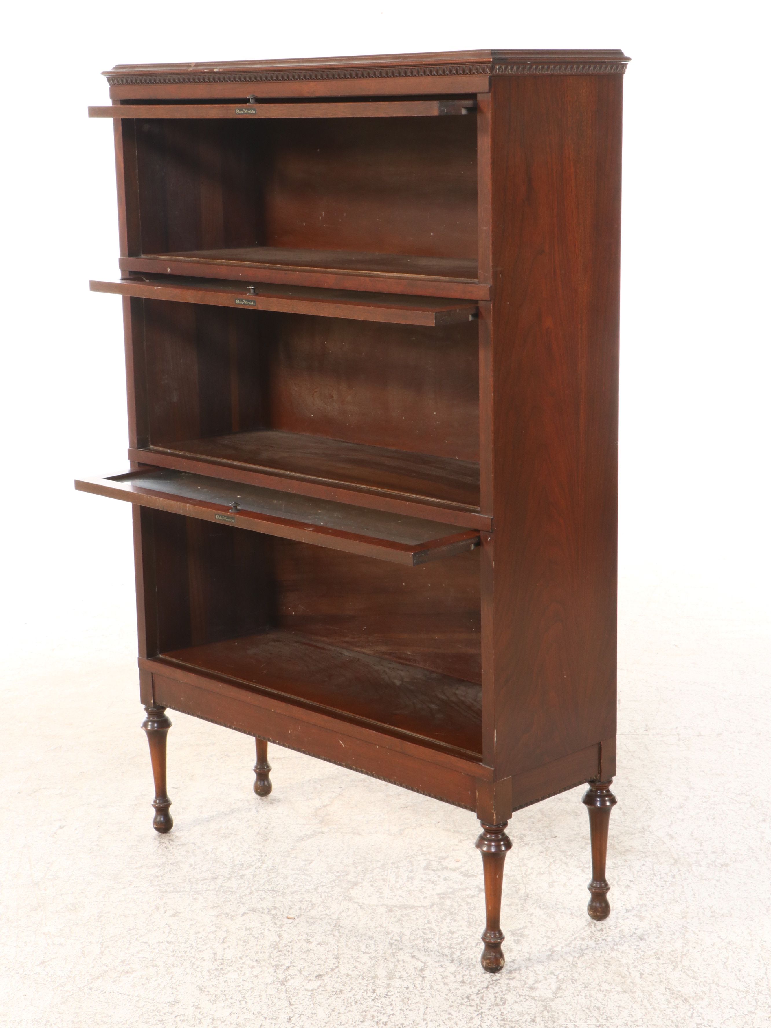 Globe-Wernicke Mahogany Barrister Bookcase, Early 20th Century