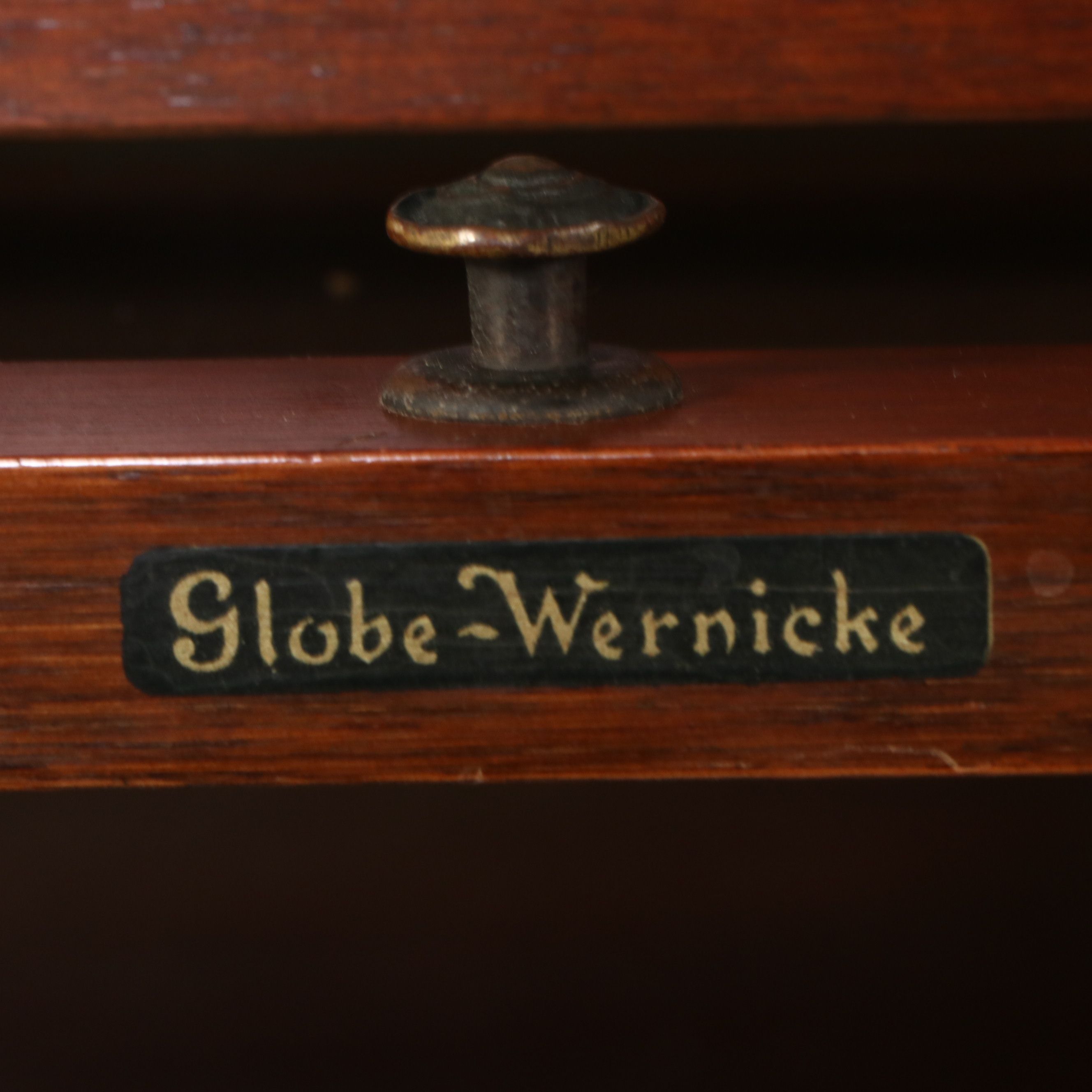 Globe-Wernicke Mahogany Barrister Bookcase, Early 20th Century