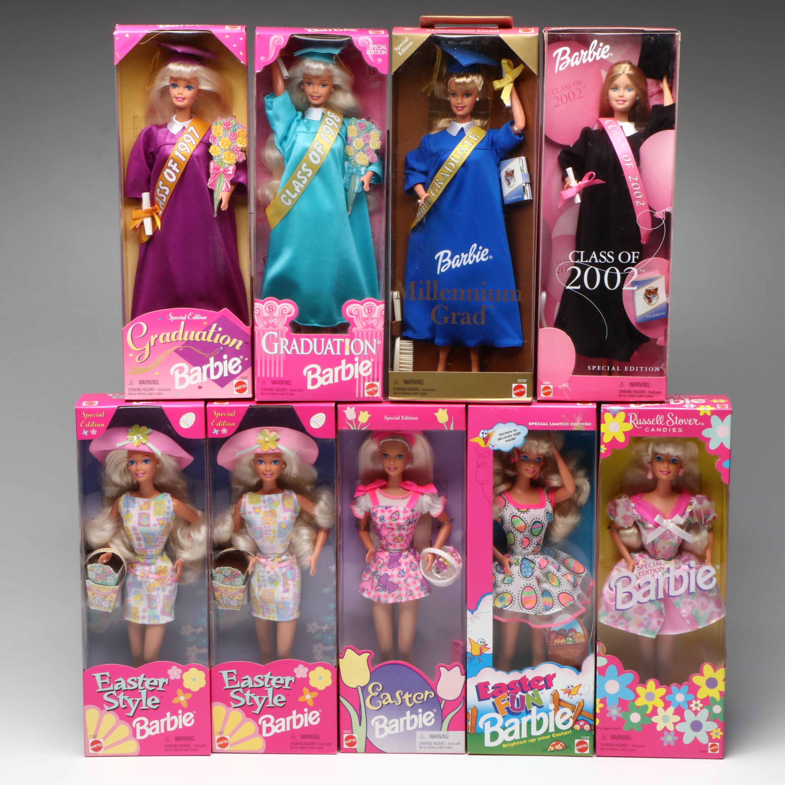 Barbie Graduation and Easter Barbie Dolls