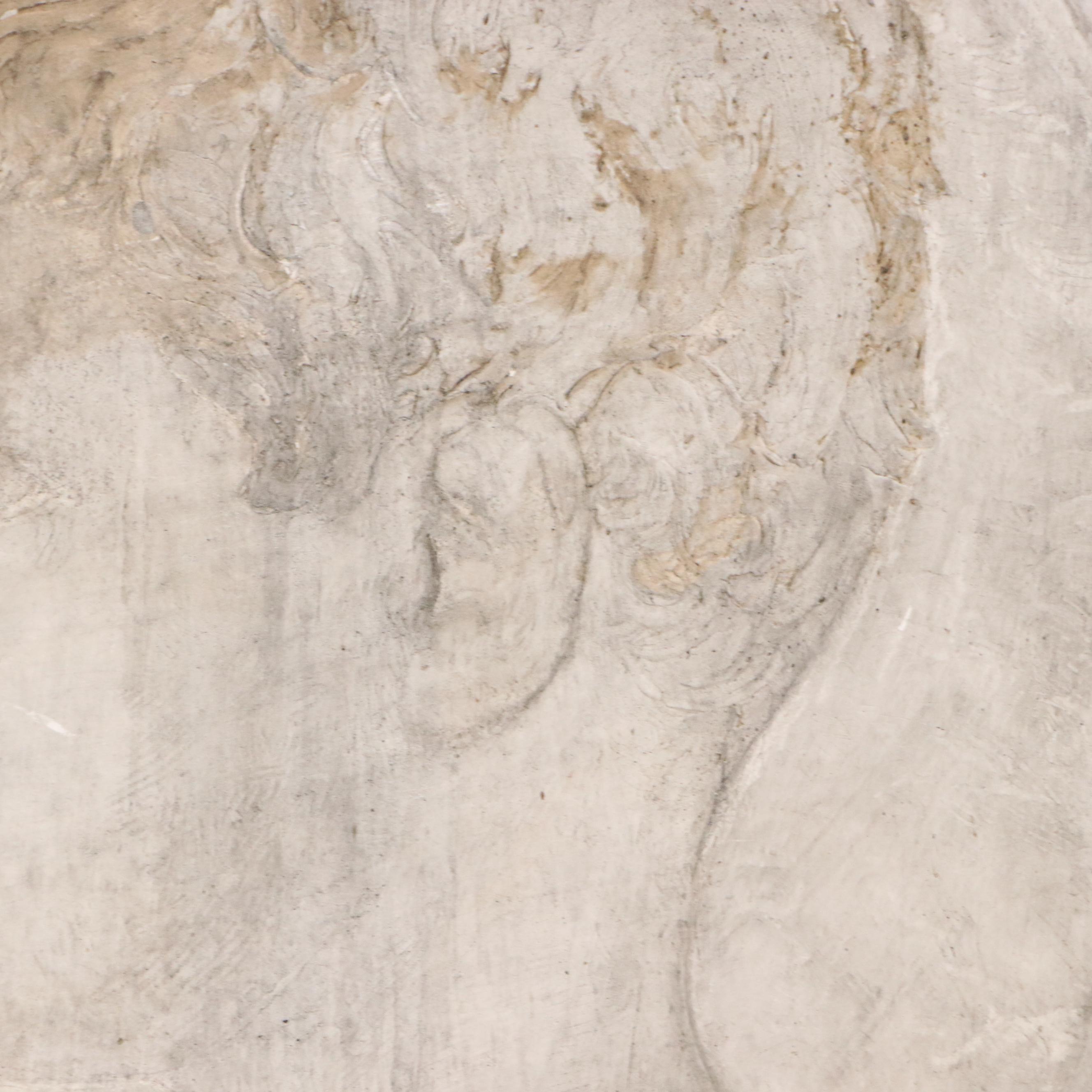 Chester Beach Cast Concrete Memorial Bas-Relief Panel and Associated Mold