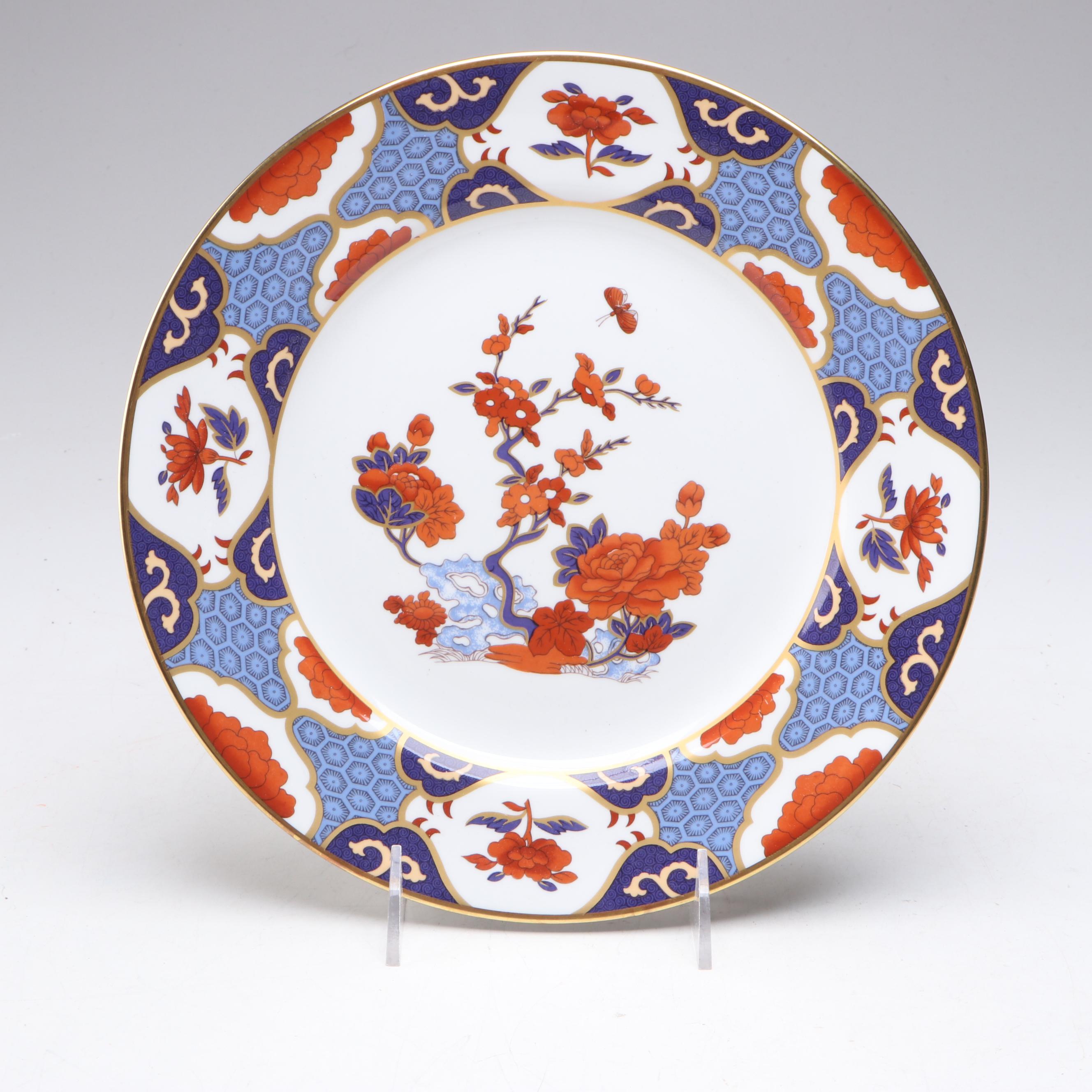 Spode "Shima" Bone China Dinner Plate and Kütahya Porselen Plate