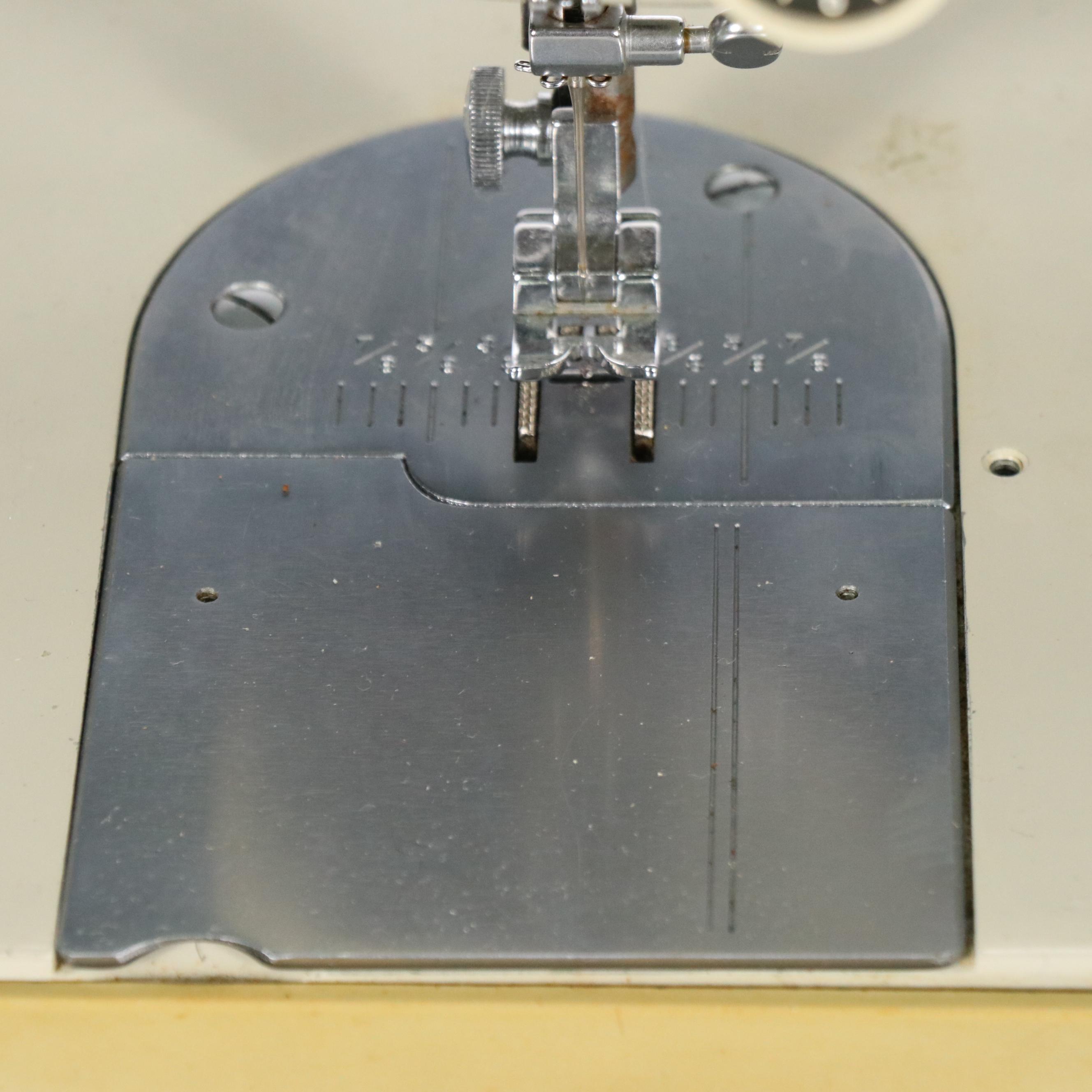 Sears Kenmore Electric Sewing Machine with Portable Case and Notions