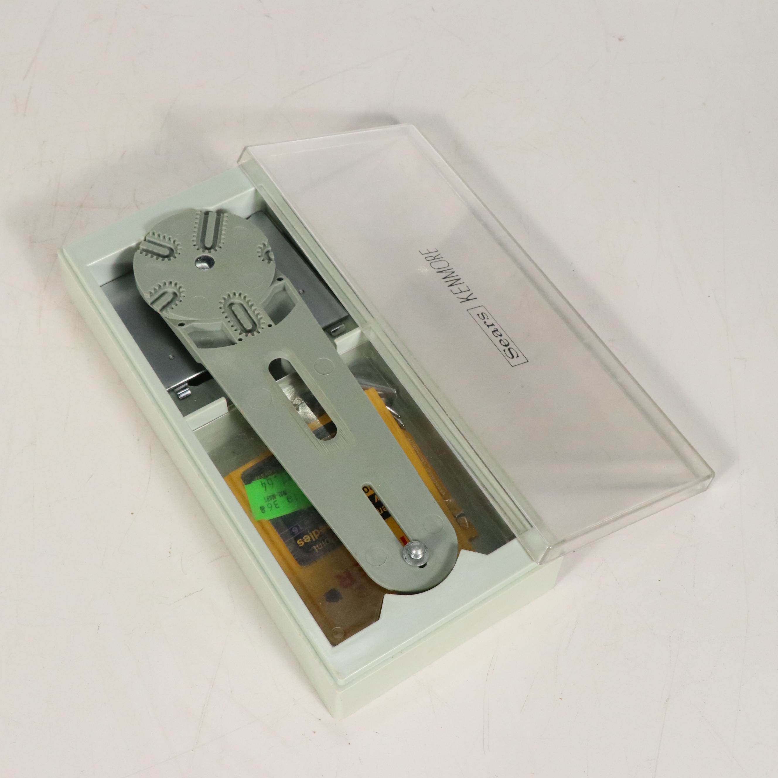 Sears Kenmore Electric Sewing Machine with Portable Case and Notions