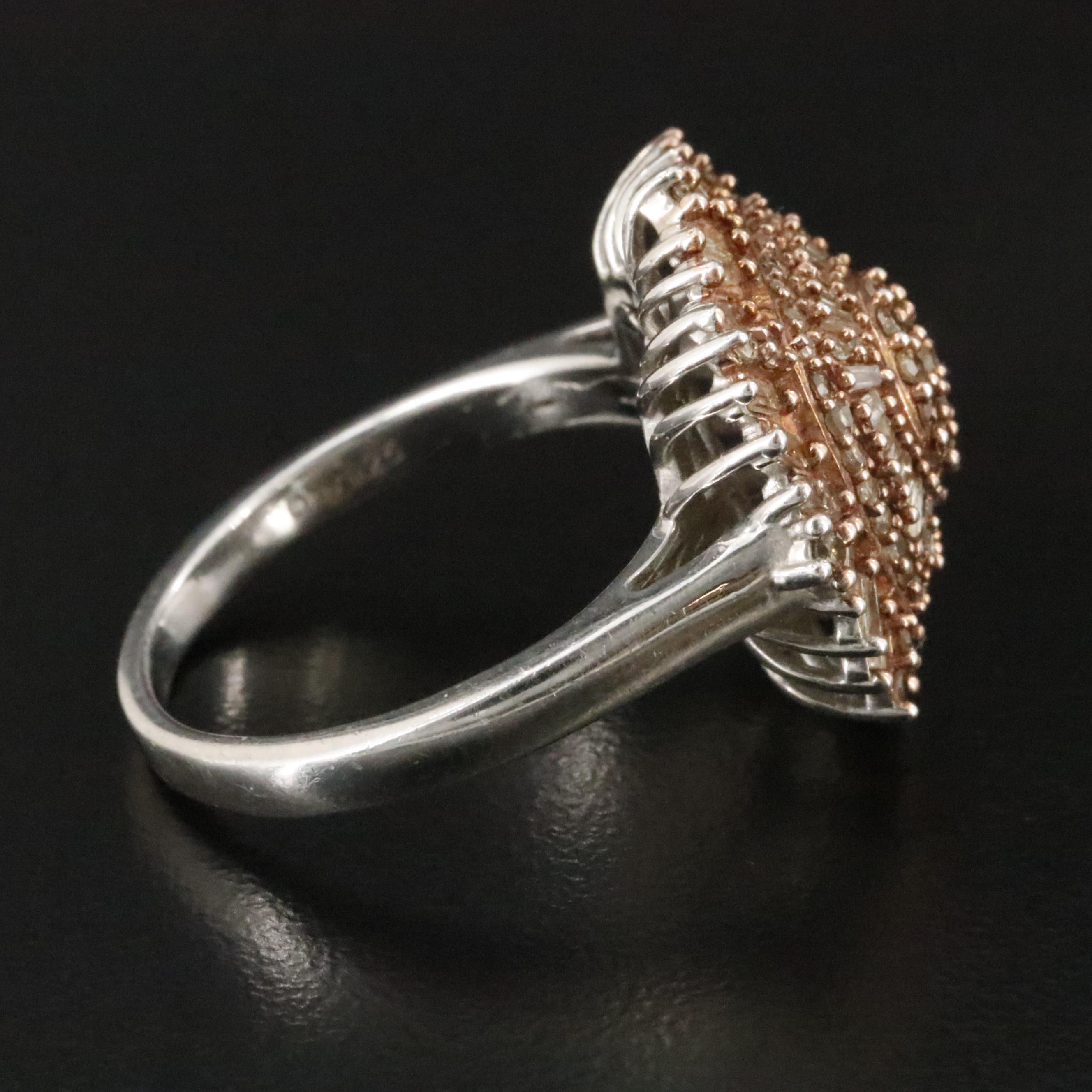 Sterling 1.00 CTW Diamond Ring
