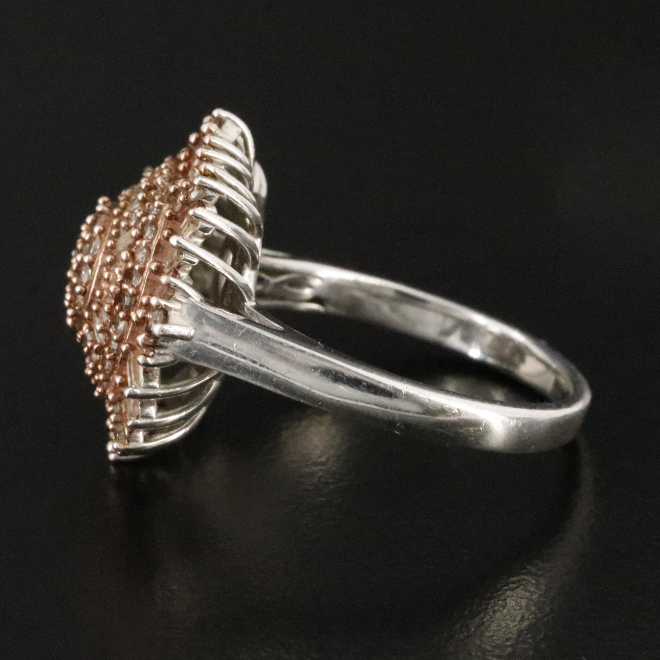 Sterling 1.00 CTW Diamond Ring