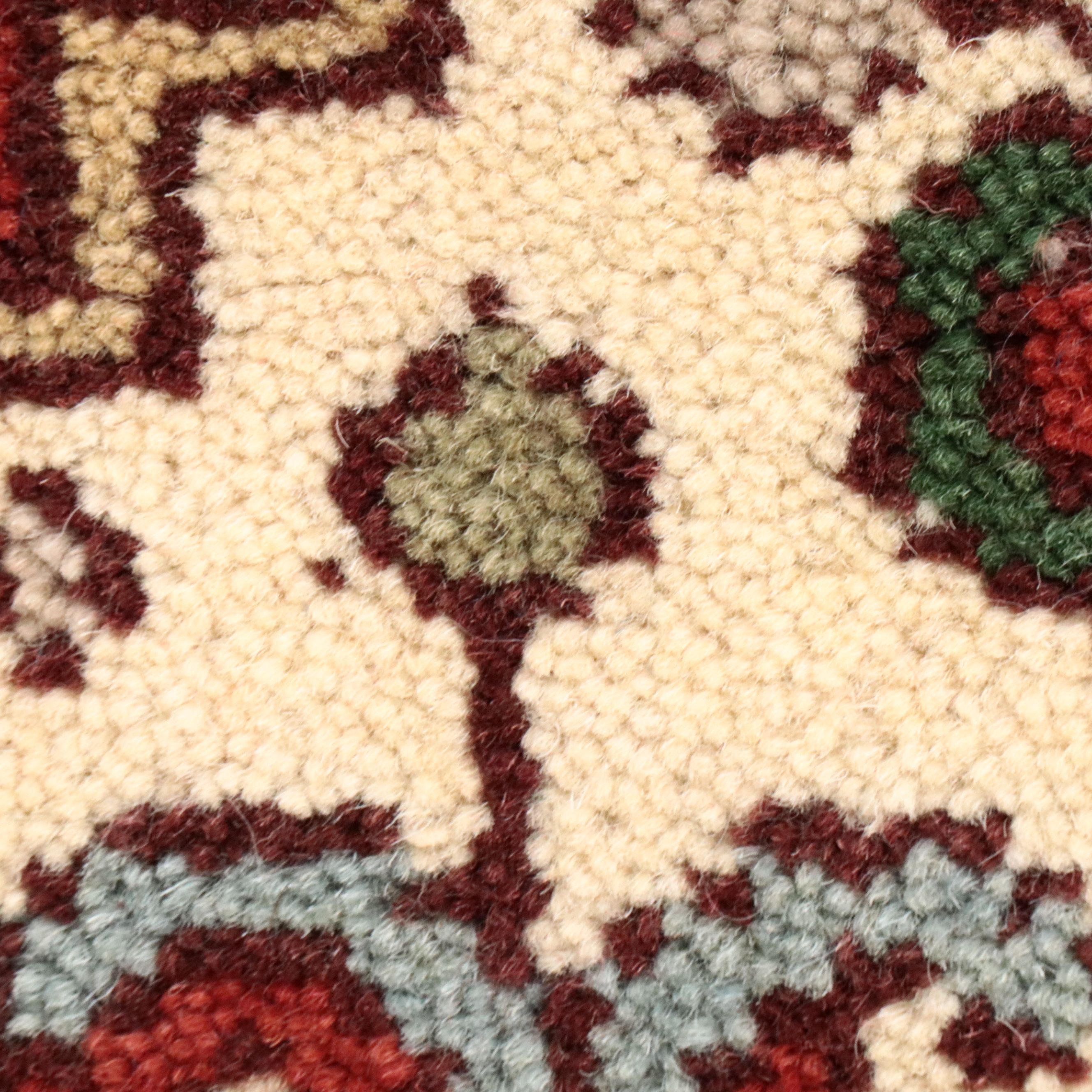 3' x 5'2 Hand-Knotted Indo-Persian Heriz Area Rug