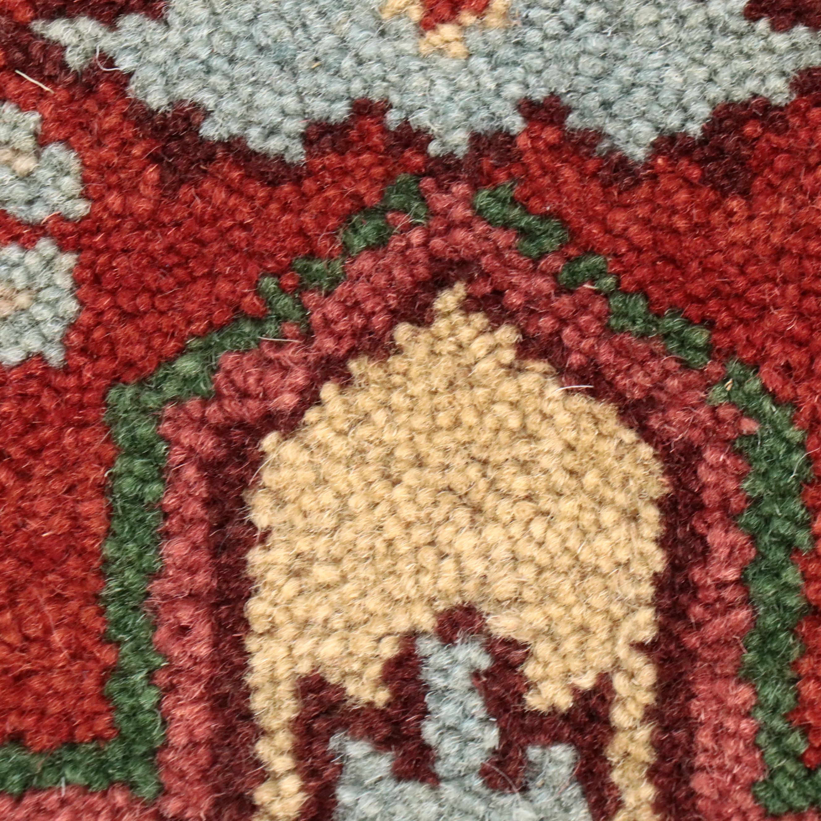 3' x 5'2 Hand-Knotted Indo-Persian Heriz Area Rug