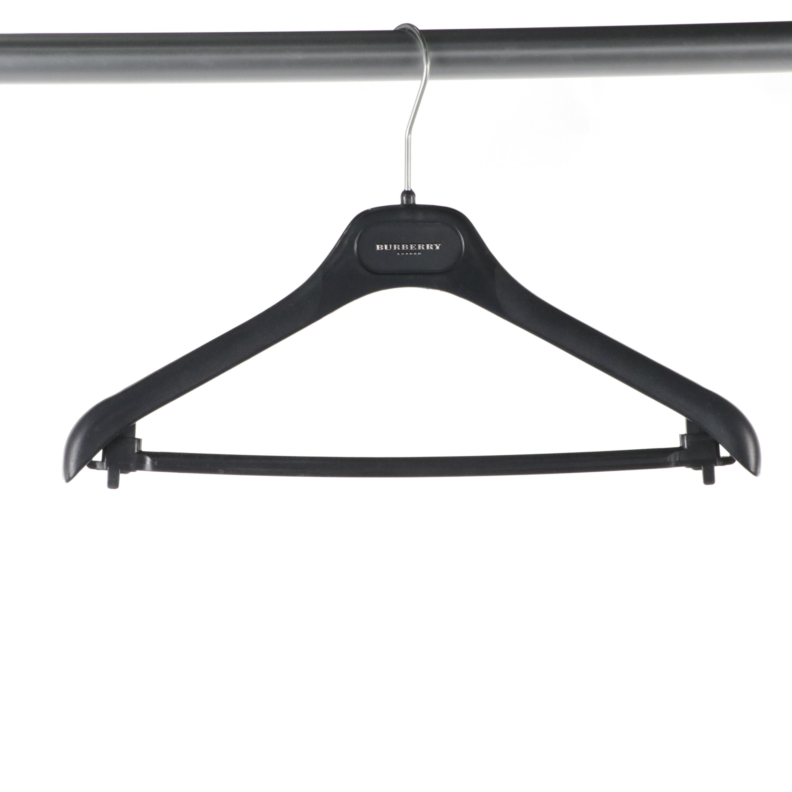 Burberry Dark Brown Plaid Wool Duffle Coat, With Tag