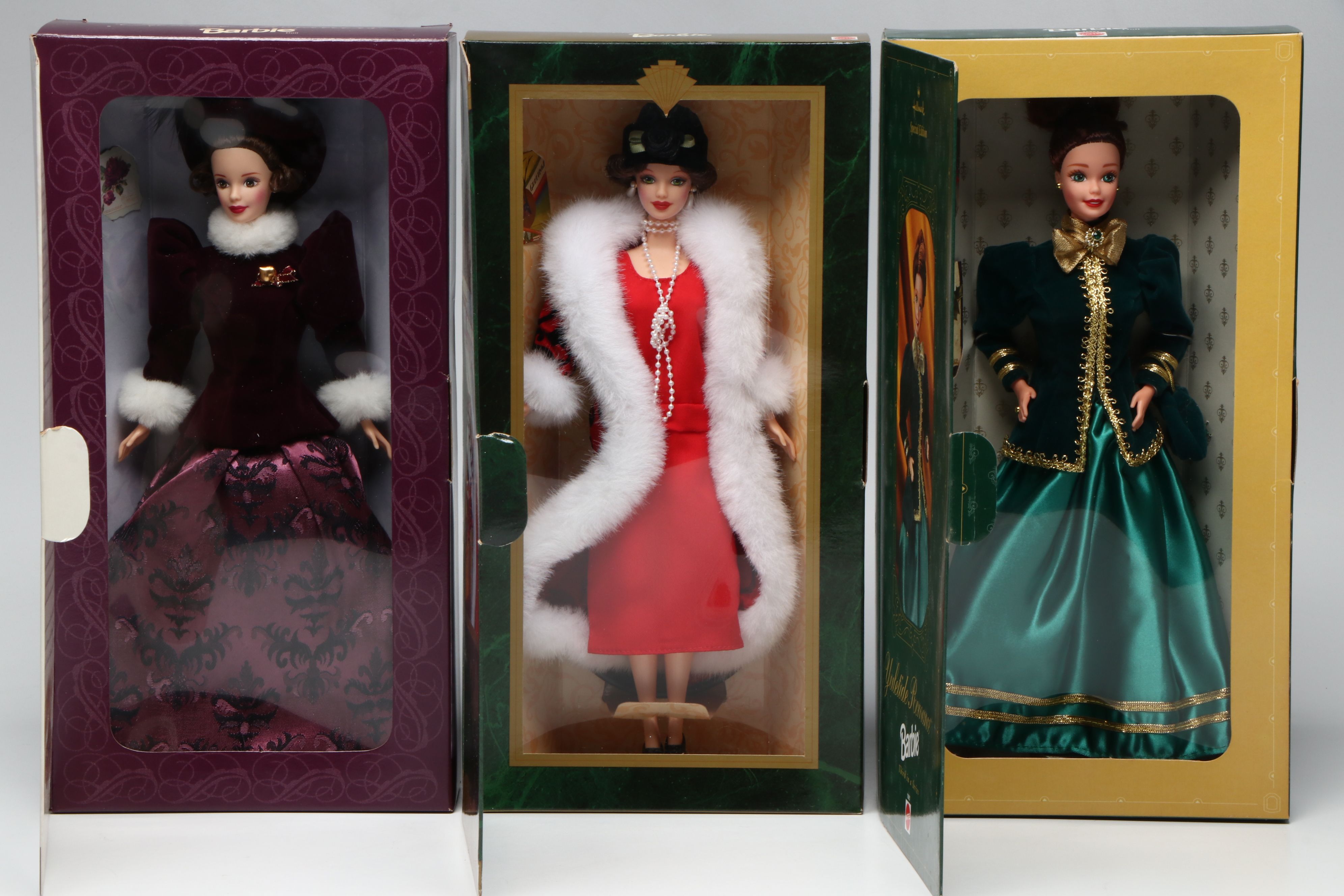 Barbie "Mrs. P.F.E. Albee", "Holiday Memories", and Other Barbie Dolls