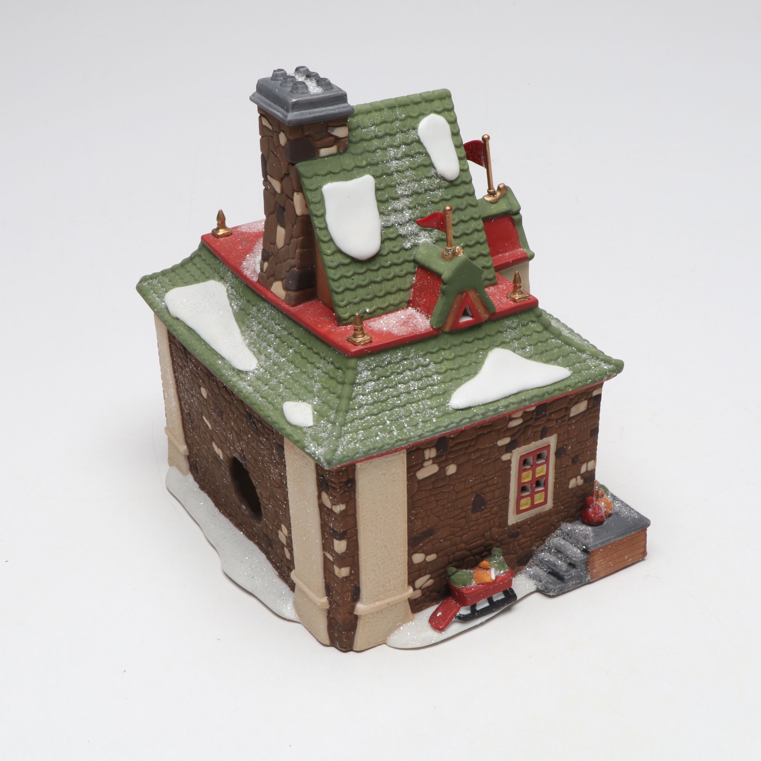 Department 56 "North Pole Express Depot" with More North Pole Series Sets