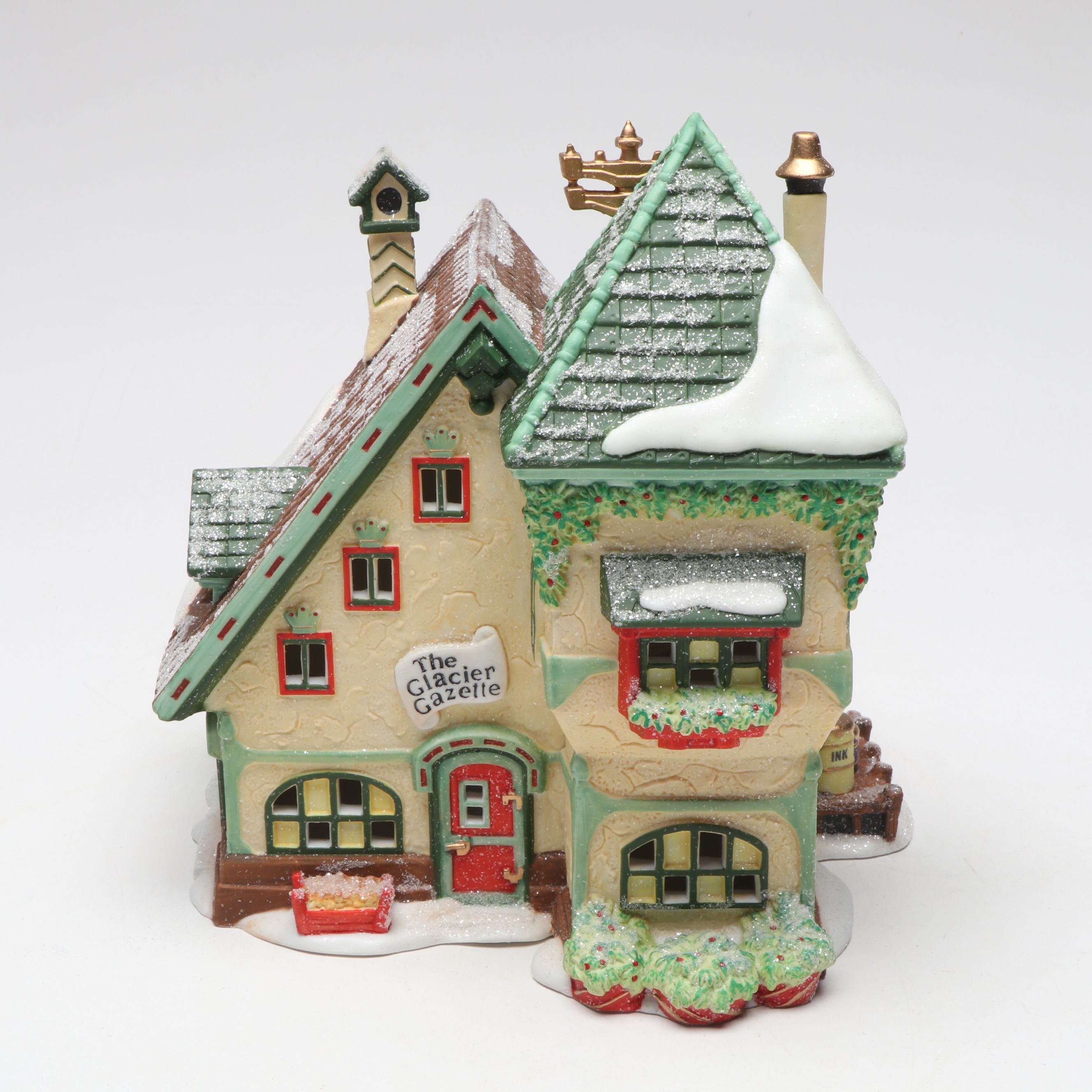 Department 56 "North Pole Express Depot" with More North Pole Series Sets