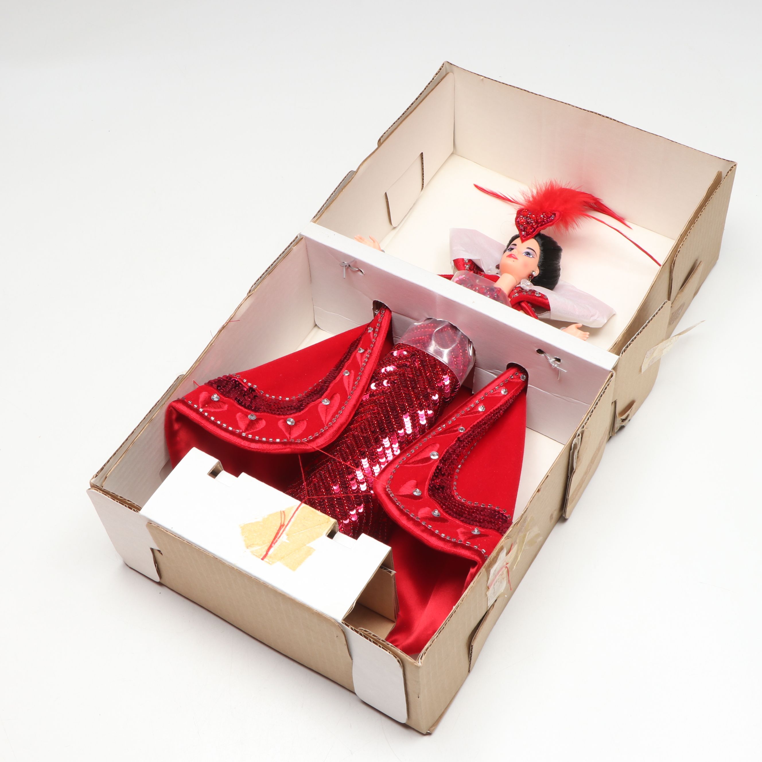 Barbie Bob Mackie "Queen of Hearts" Doll with Porcelain Collectors Plate