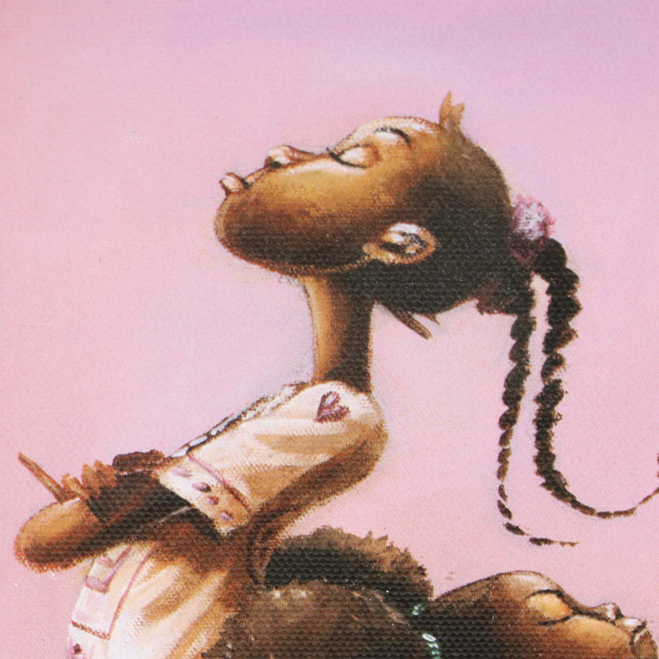 Frank Morrison Offset Lithograph "She Did It," 2004