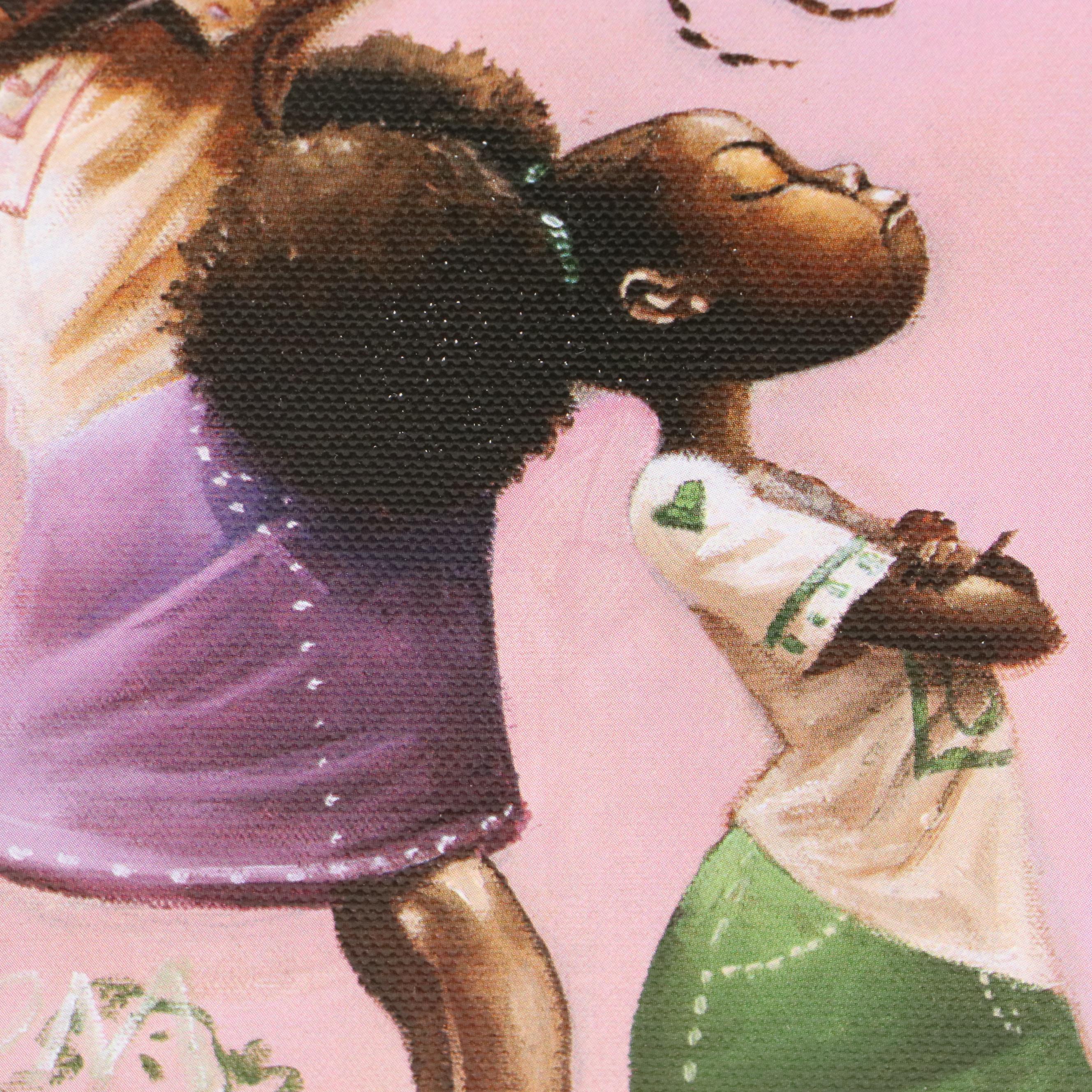 Frank Morrison Offset Lithograph "She Did It," 2004