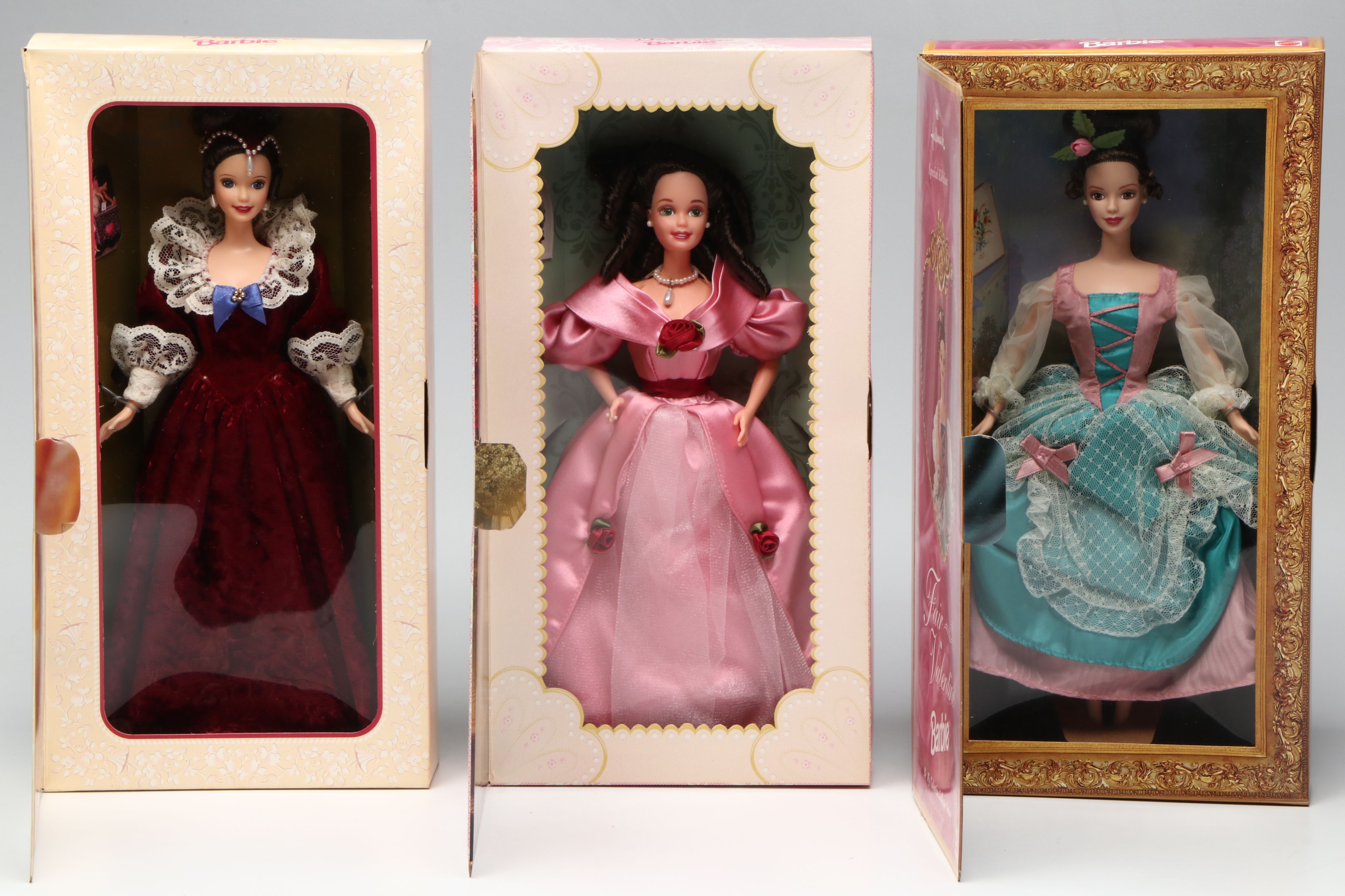 Barbie "Fair Valentine", "Holiday Sensation", and Other Barbie Dolls