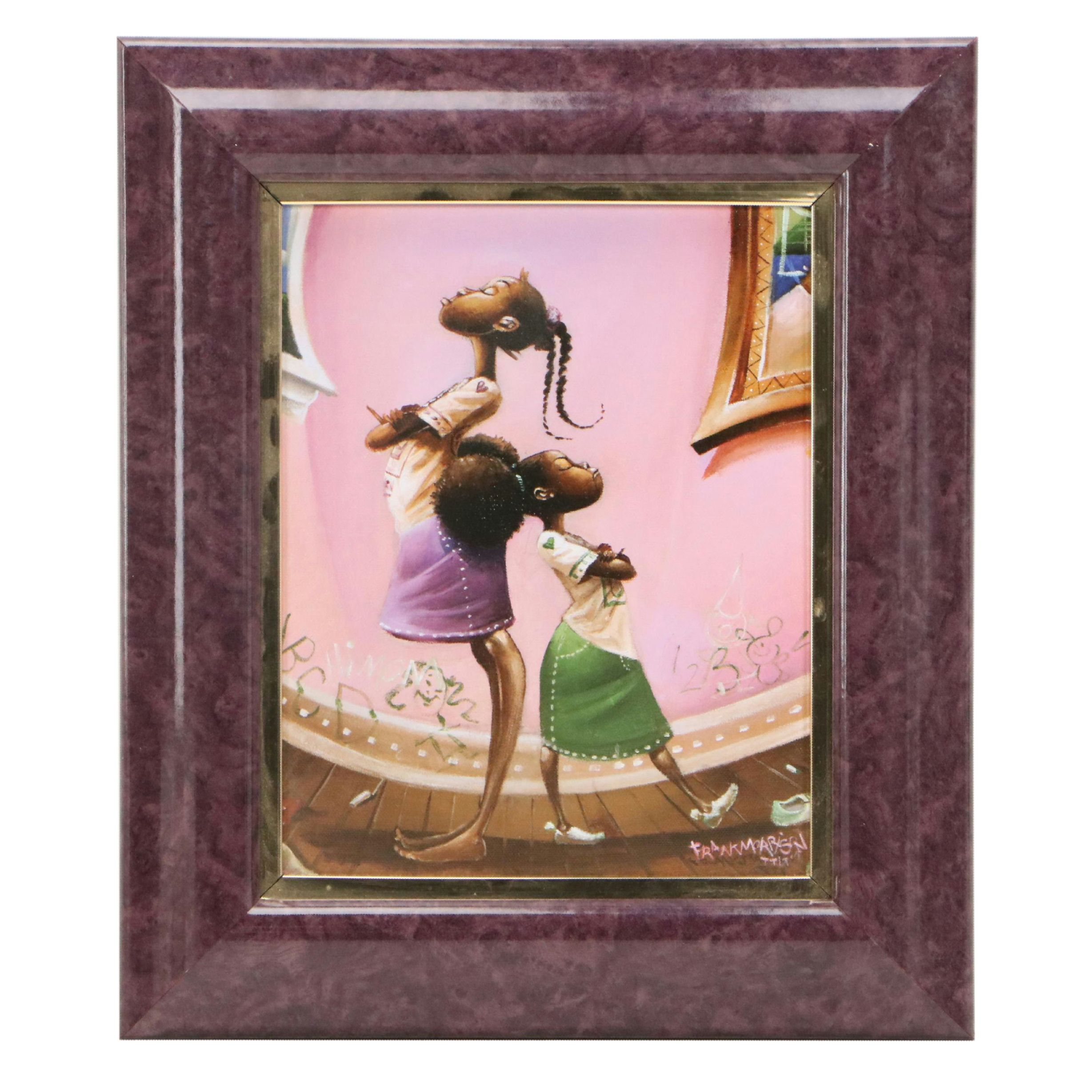 Frank Morrison Offset Lithograph "She Did It," 2004