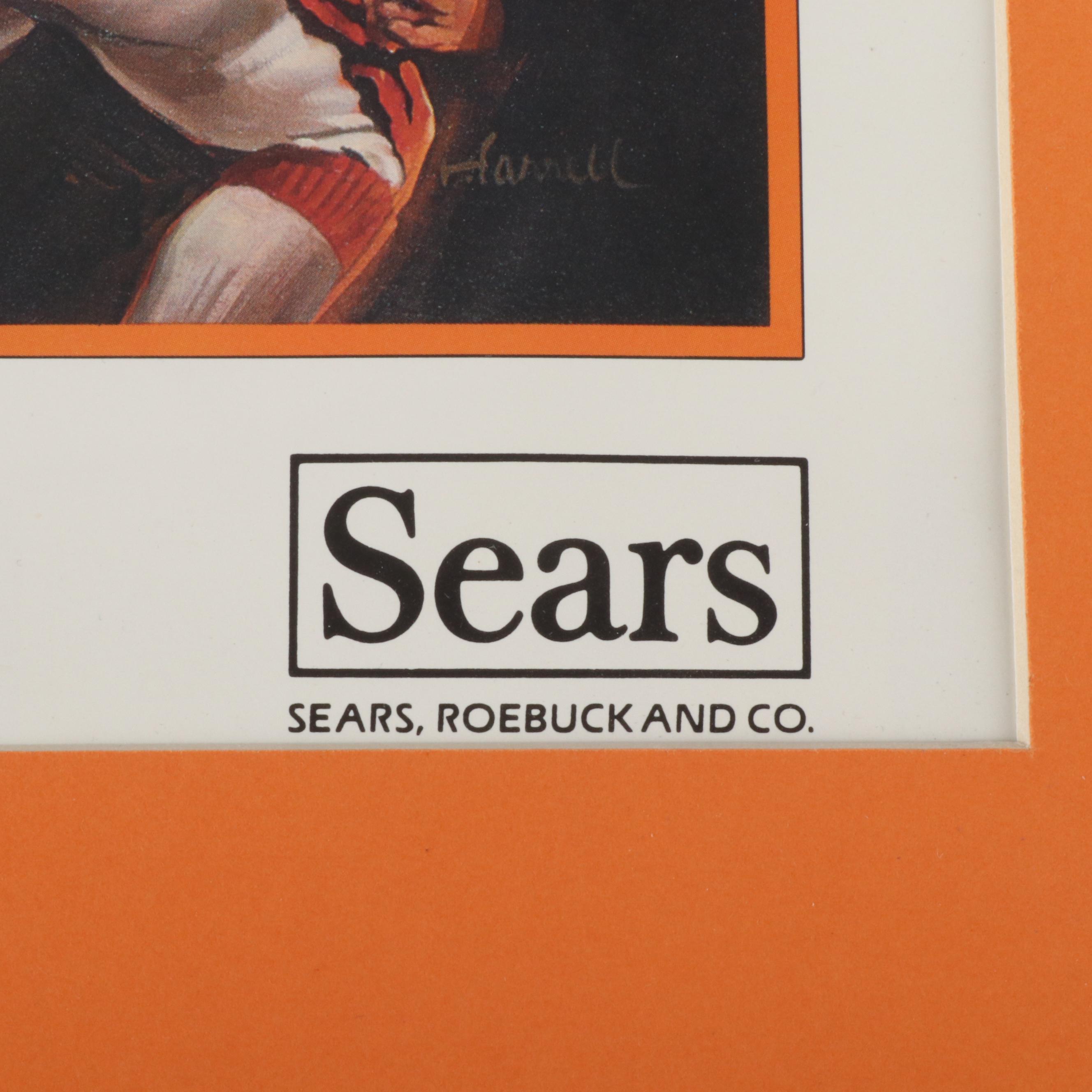 Ken Anderson Signed Cincinnati Bengals Sears Football Print