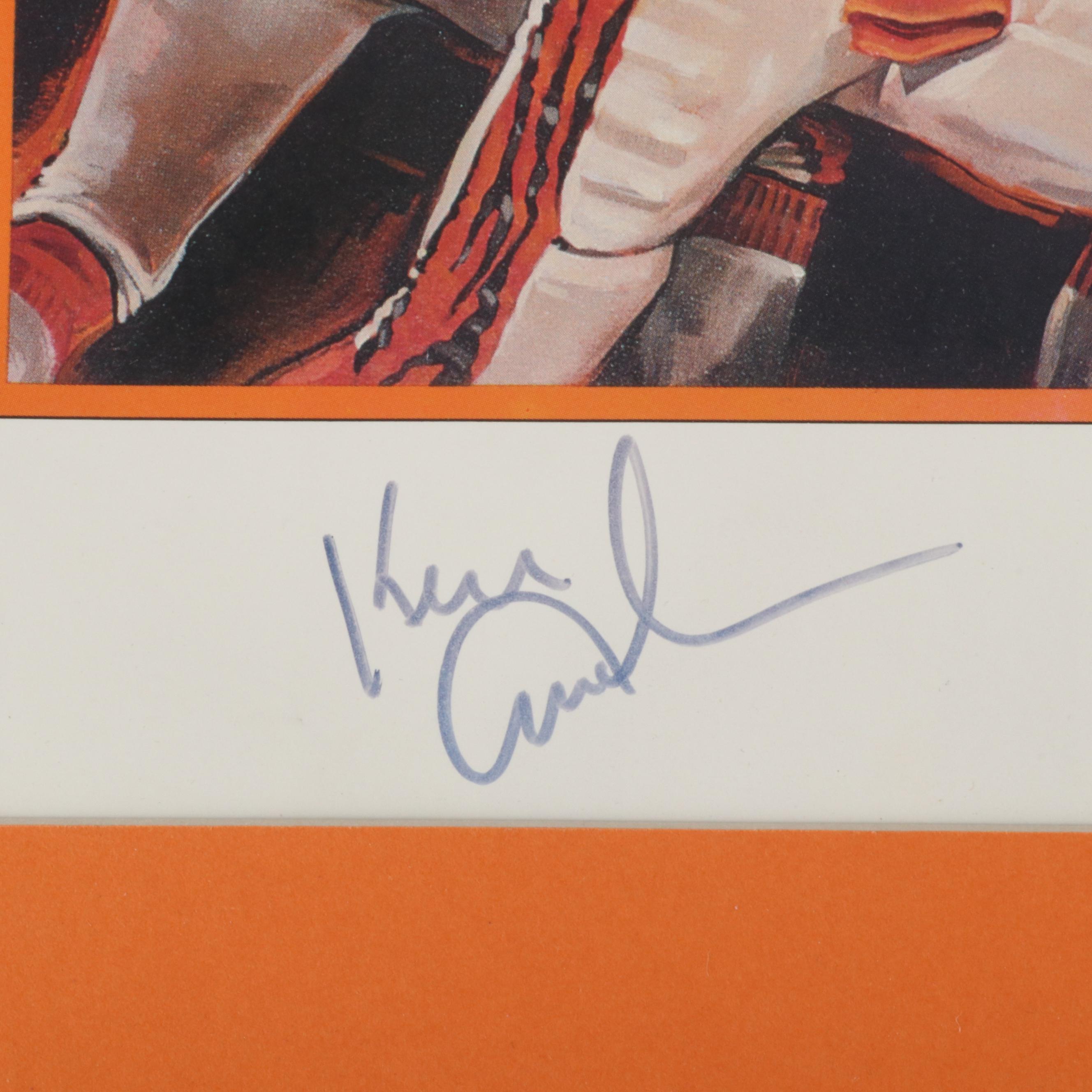 Ken Anderson Signed Cincinnati Bengals Sears Football Print