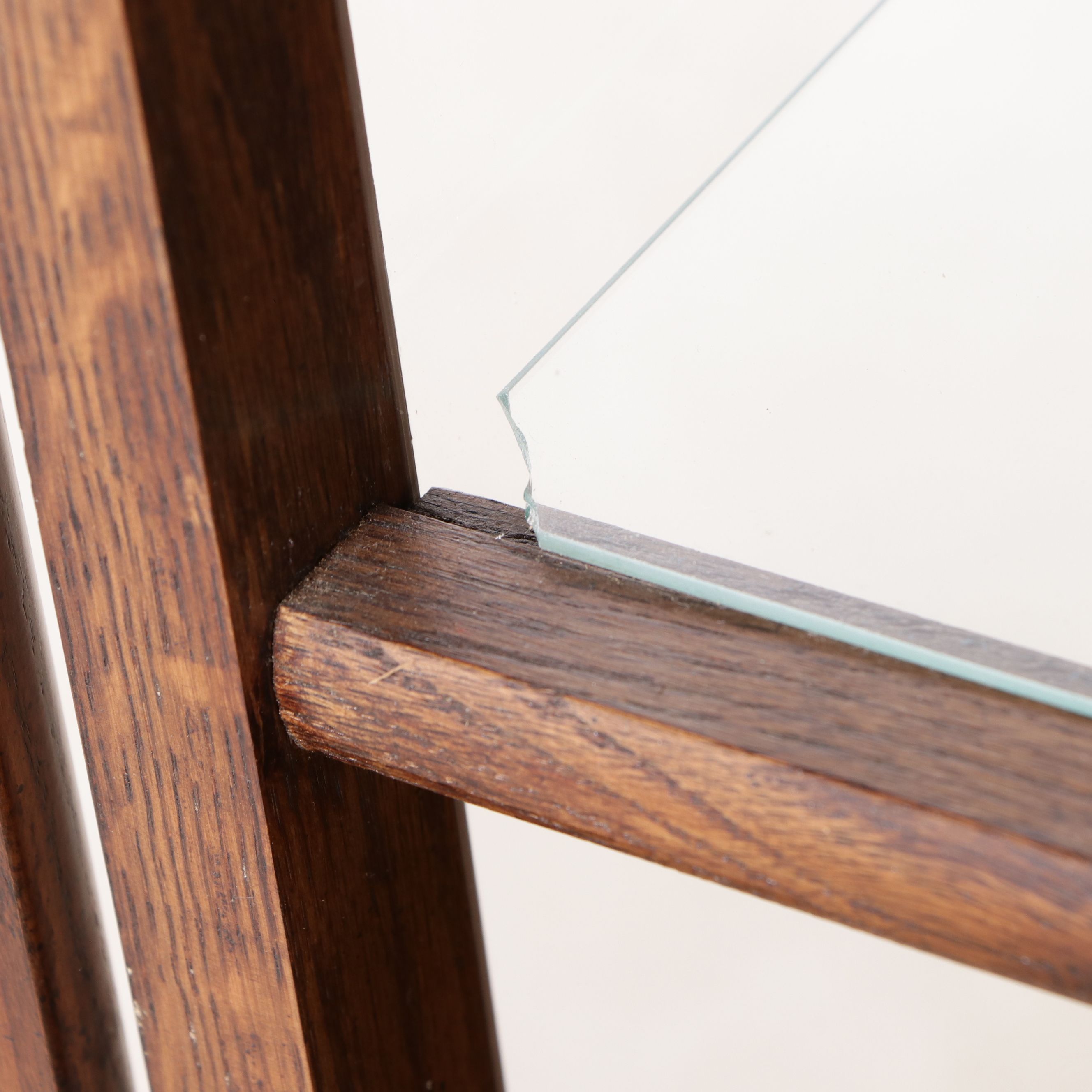 Mid-Century Illuminated Pecan China Cabinet