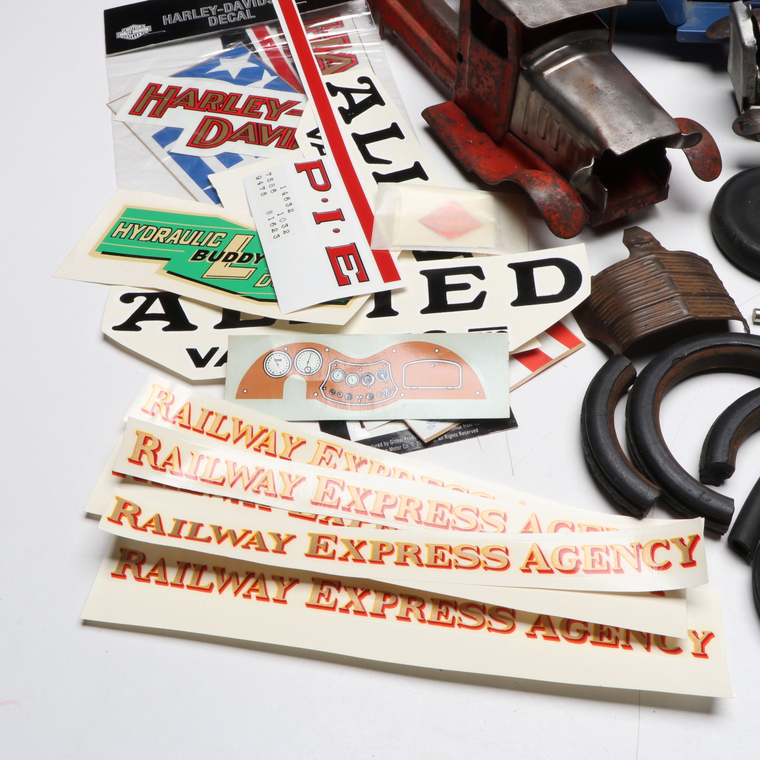 Structo Studebaker Construction Truck Frame with Other Diecast Model Car Parts