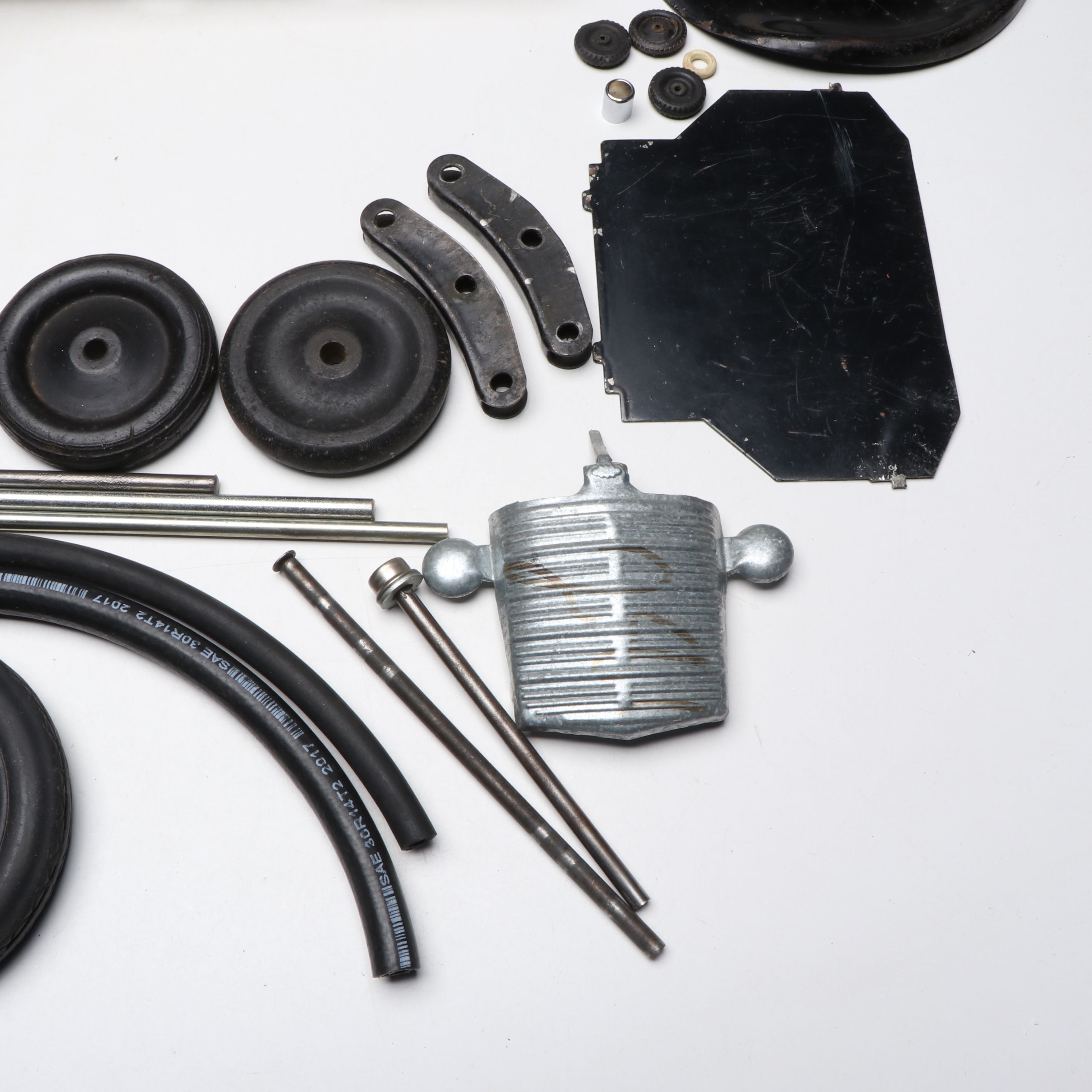 Structo Studebaker Construction Truck Frame with Other Diecast Model Car Parts