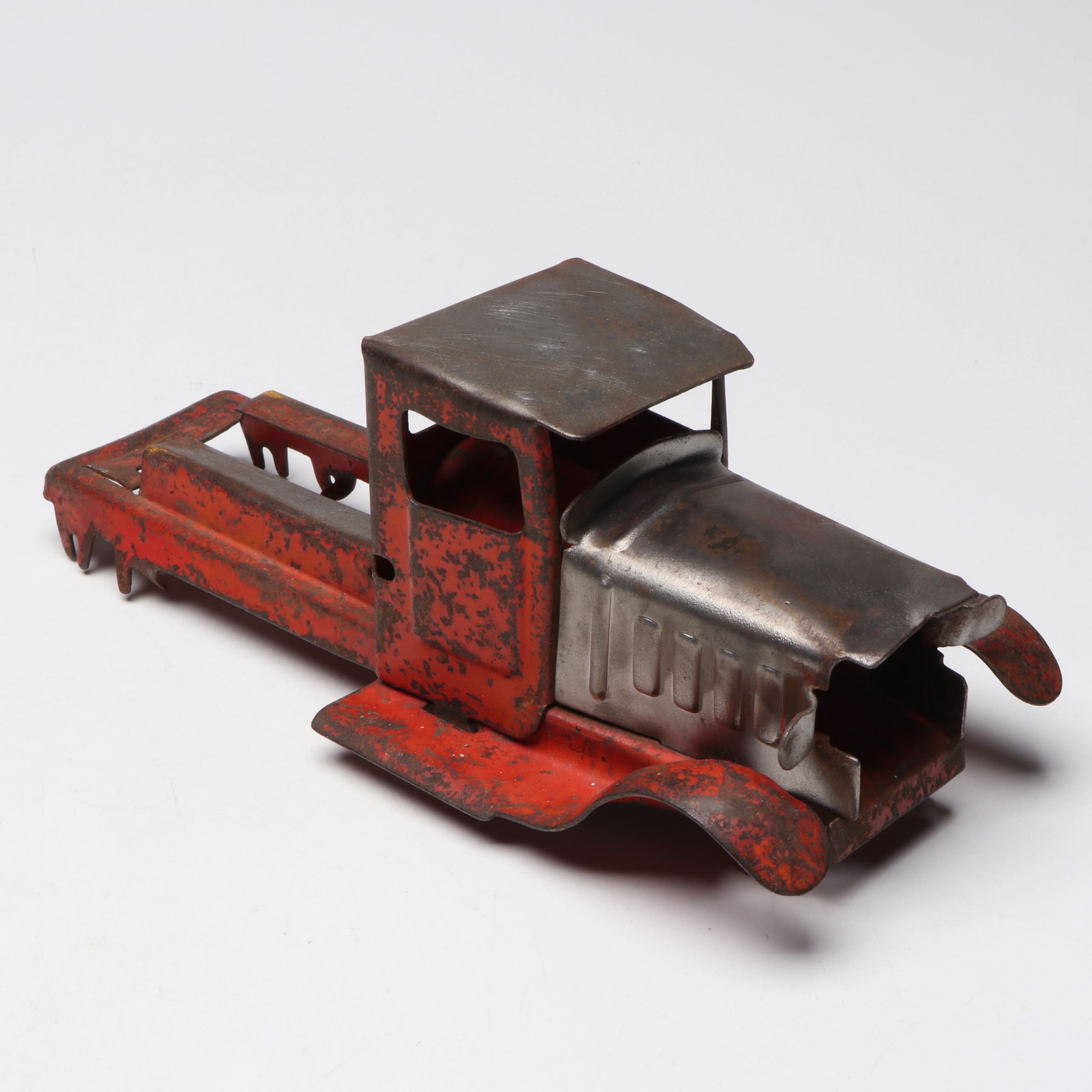 Structo Studebaker Construction Truck Frame with Other Diecast Model Car Parts