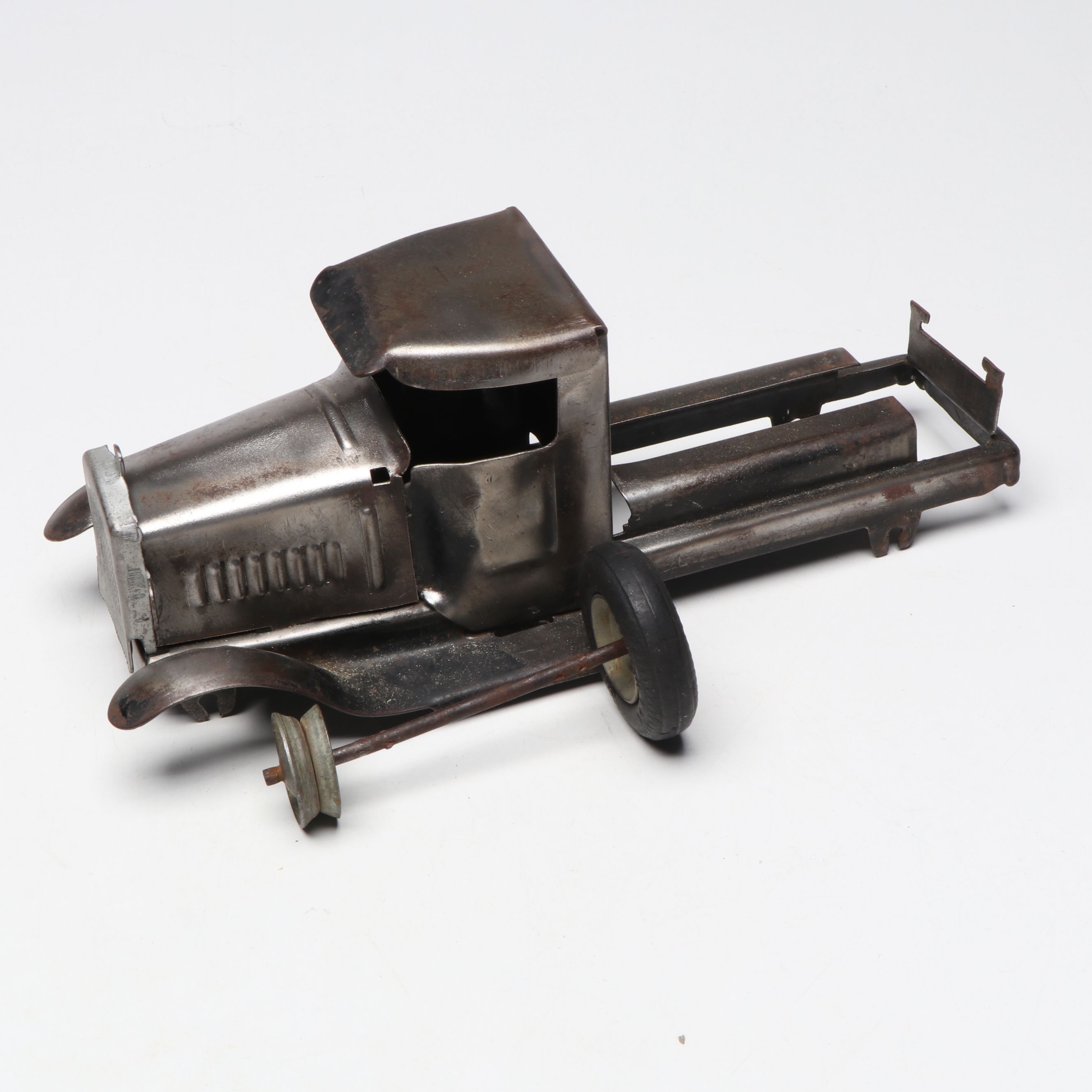 Structo Studebaker Construction Truck Frame with Other Diecast Model Car Parts