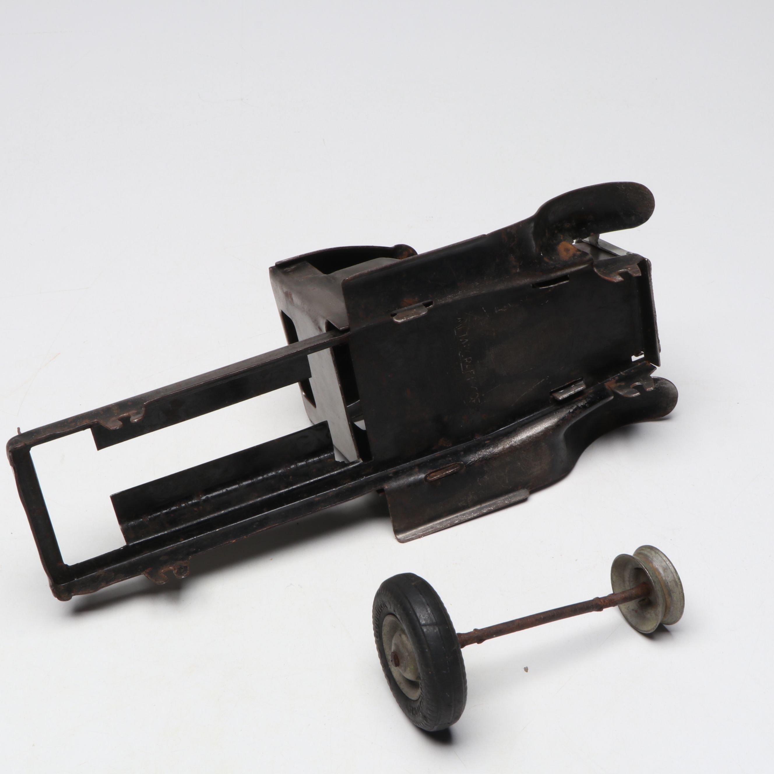 Structo Studebaker Construction Truck Frame with Other Diecast Model Car Parts