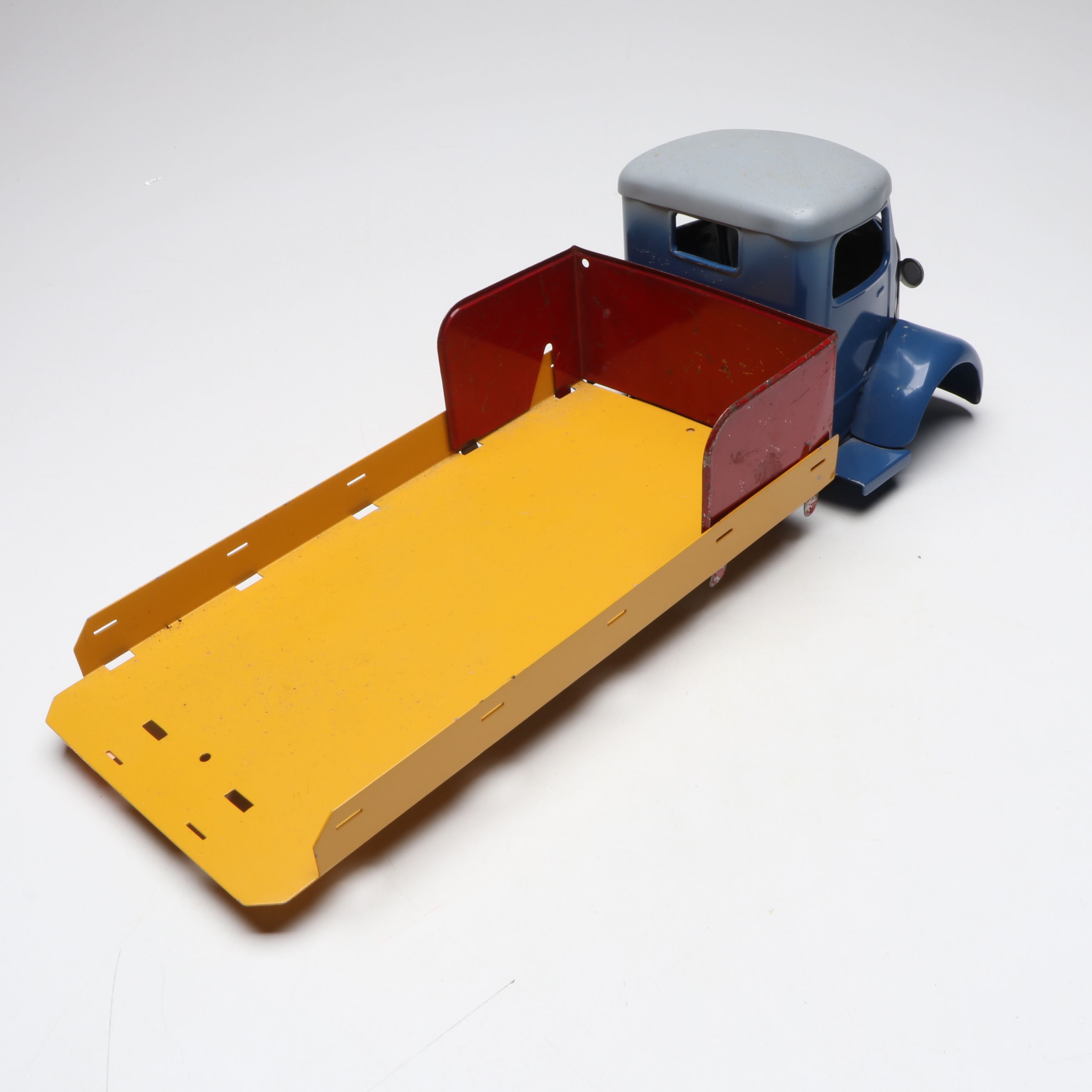 Structo Studebaker Construction Truck Frame with Other Diecast Model Car Parts