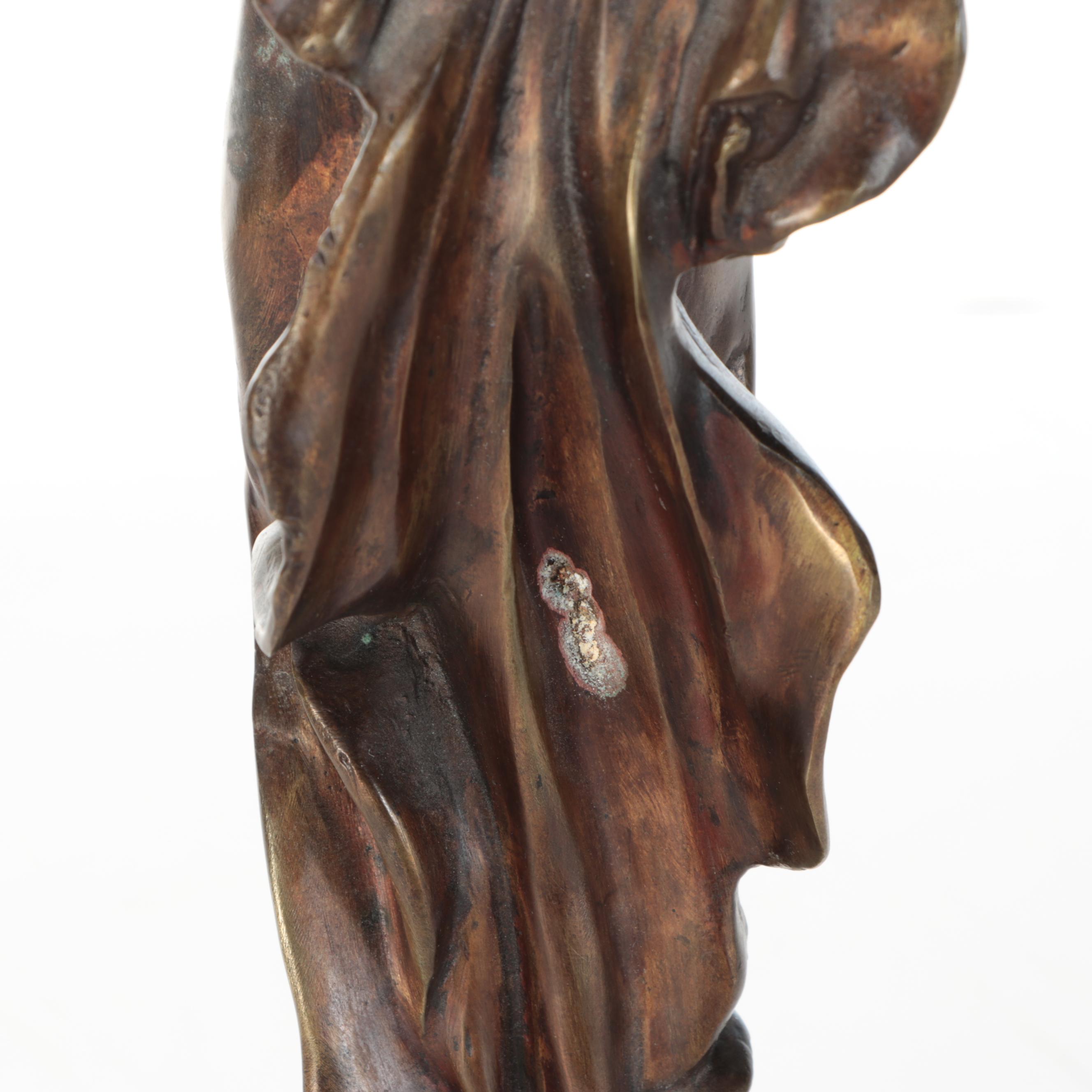 Ansonia "Gloria" Brass and Spelter Swinger Pendulum Clock