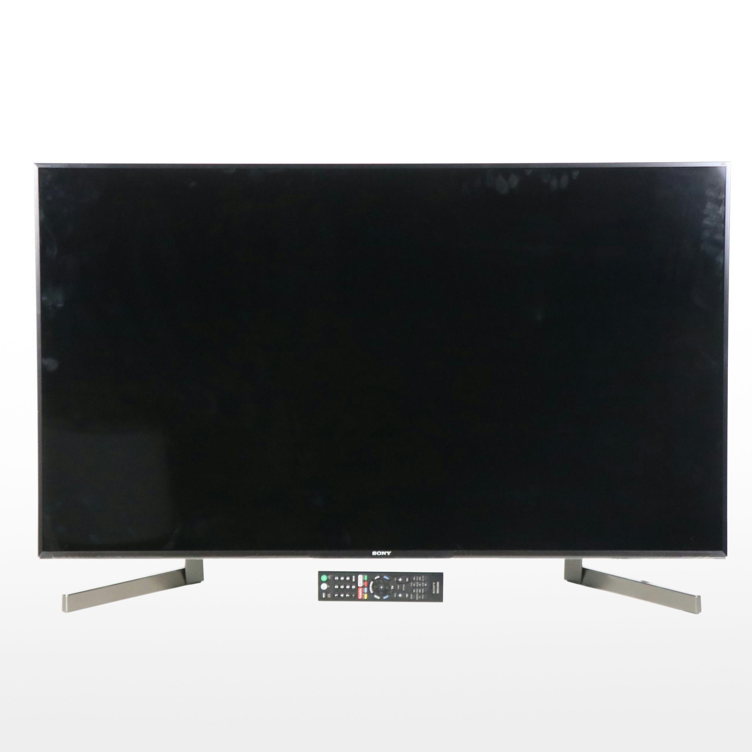 Sony 49" X900F Series LED Flat Screen TV with Feet and Remote