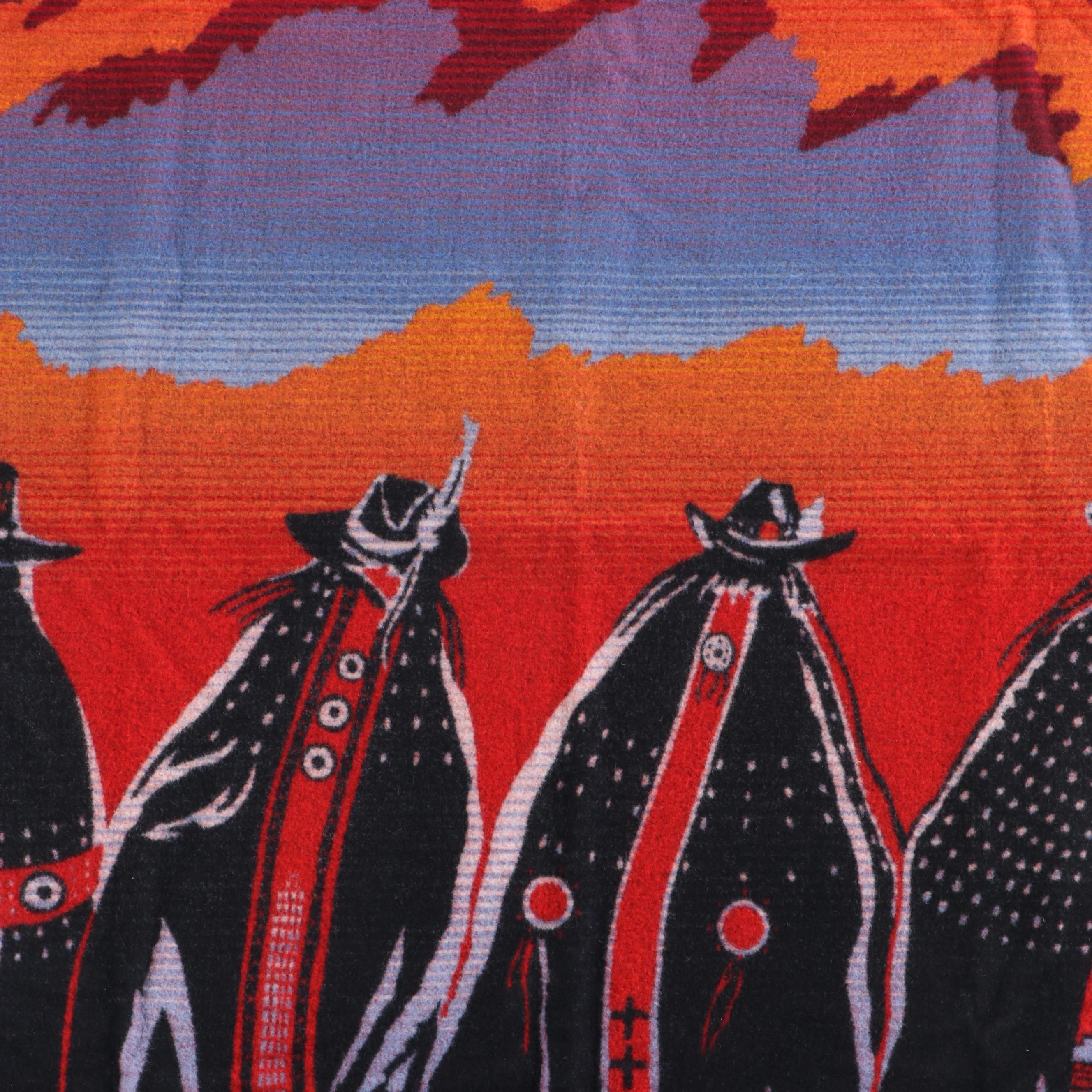 Pendleton "Rodeo Sisters" Wool Blanket with Hanging Loops