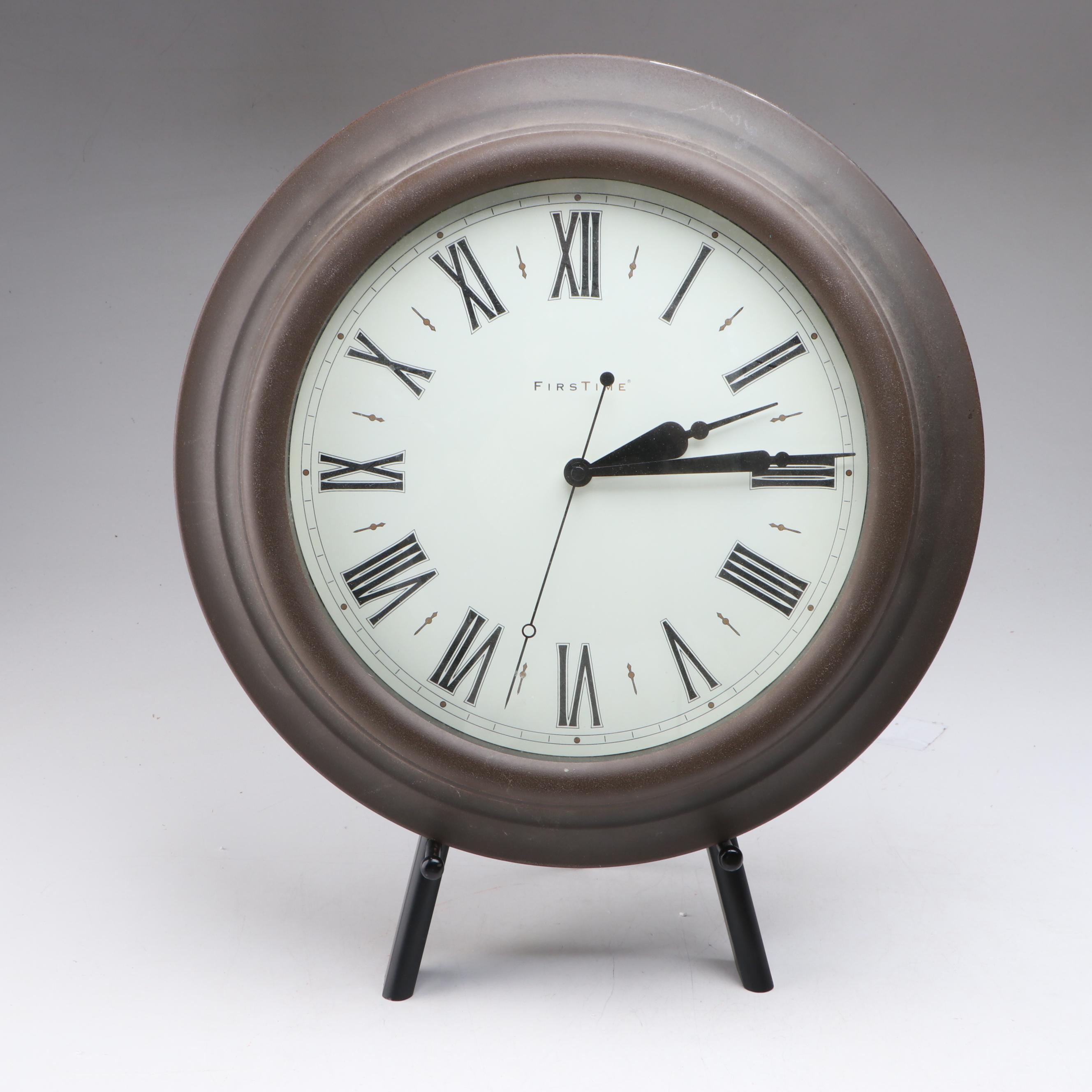 Benchmark Three Part Weather Station with Seth Thomas and Other Mantel Clocks