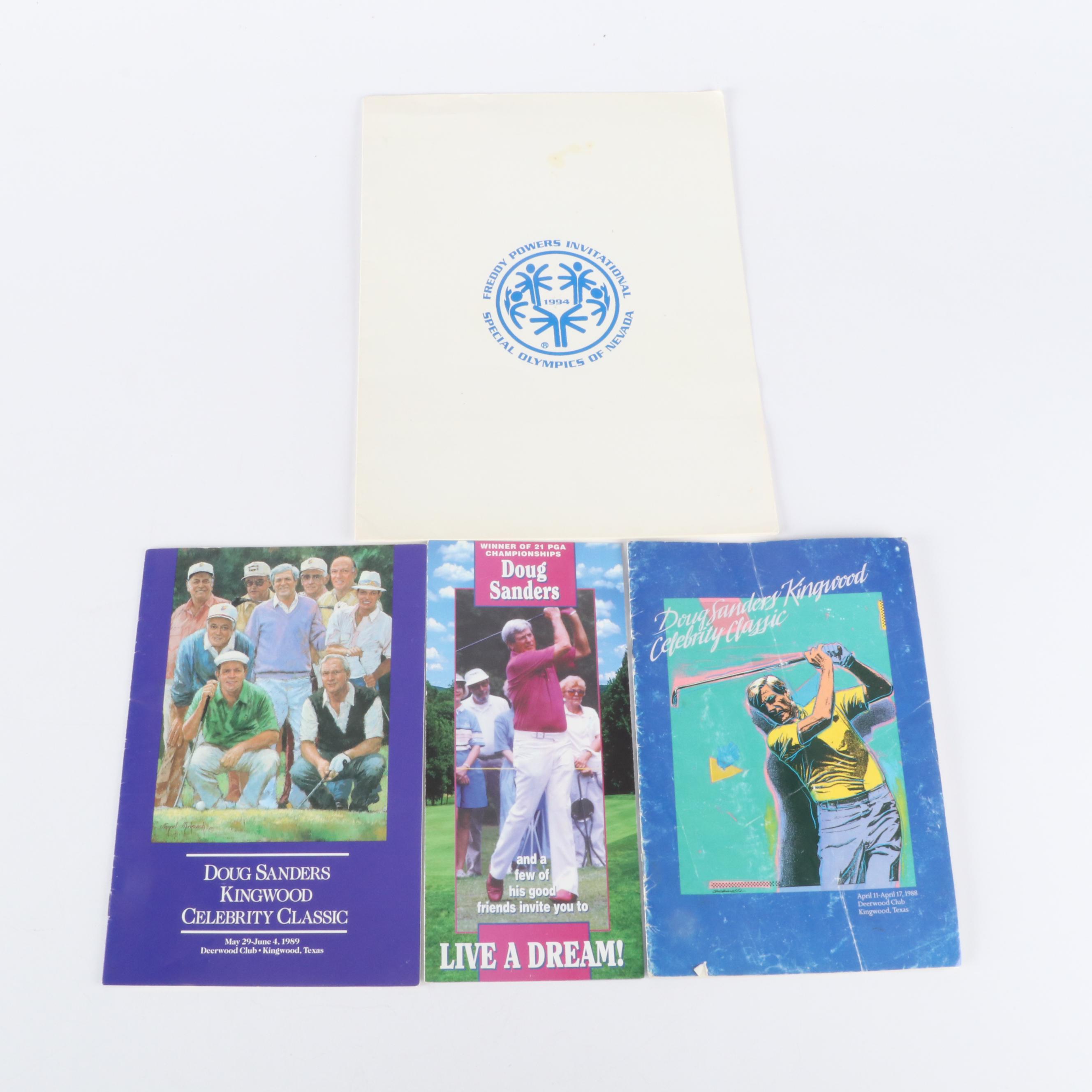 Celebrity Golf Programs, Playing Card Decks, and More, Late 20th Century