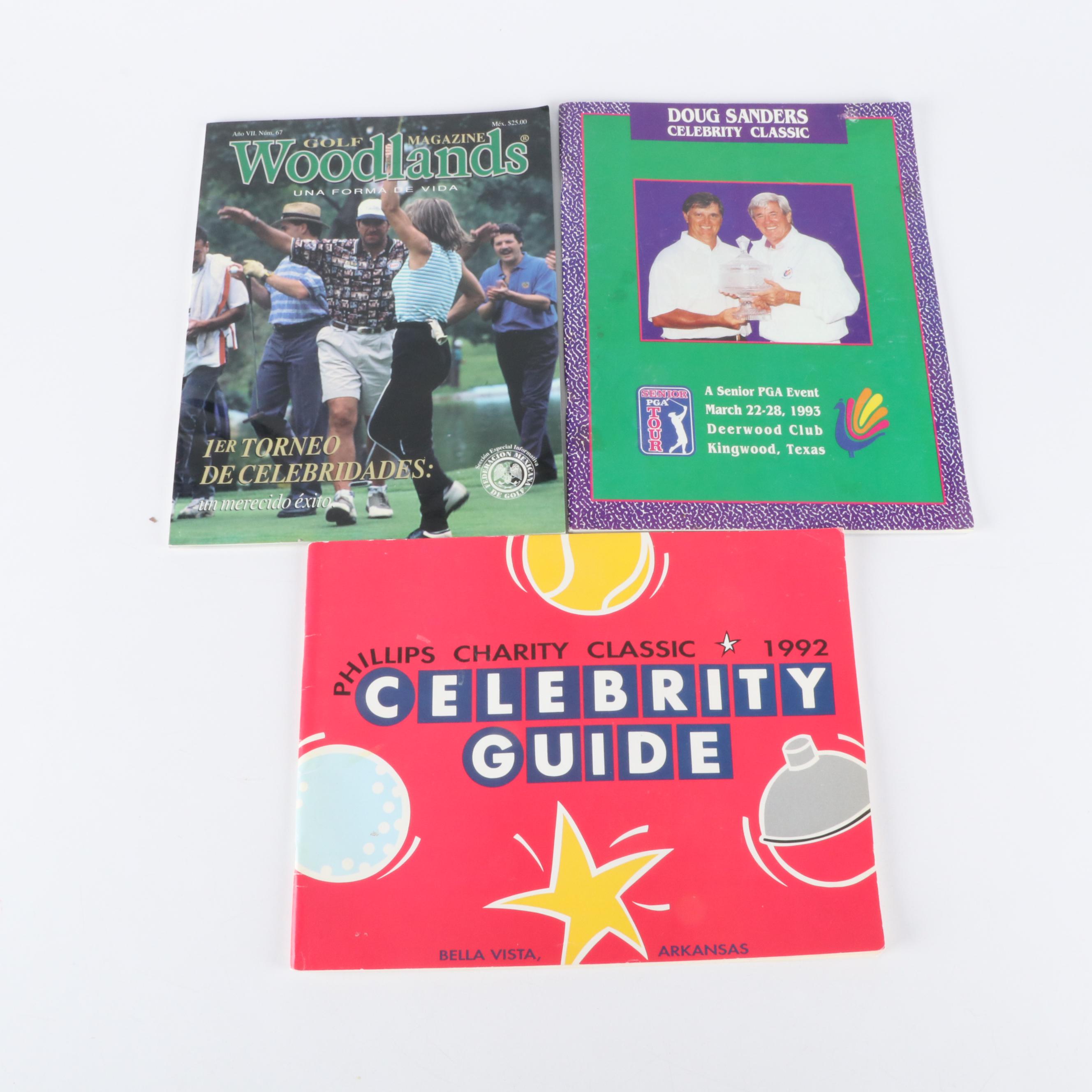 Celebrity Golf Programs, Playing Card Decks, and More, Late 20th Century