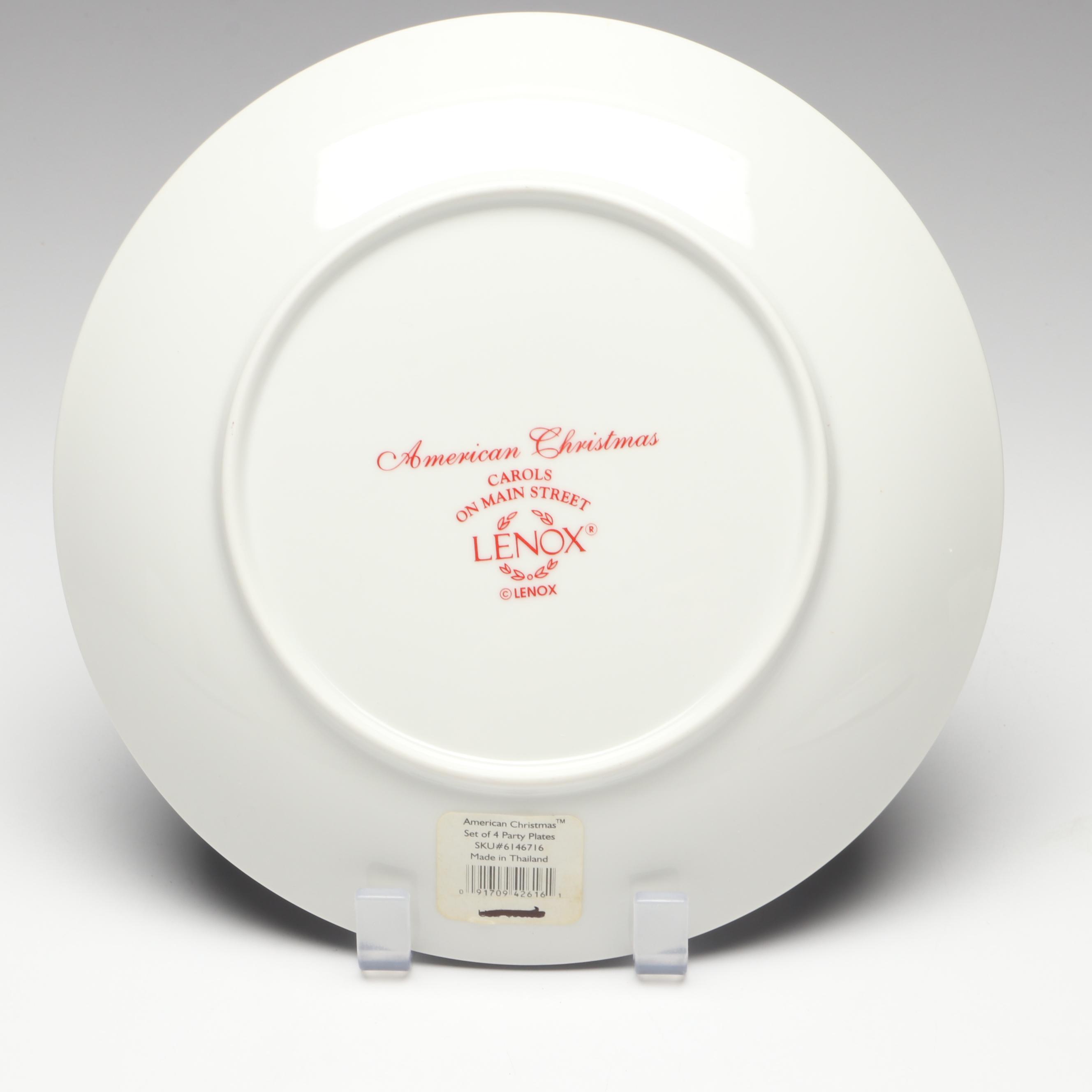 Lenox American Christmas "Bringing Home The Tree" and More Porcelain Plates