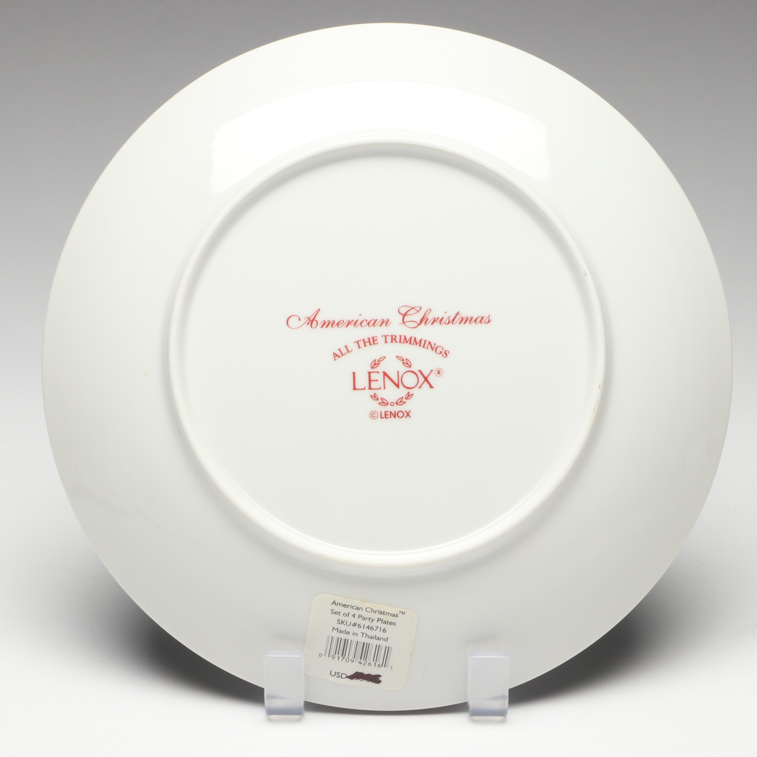 Lenox American Christmas "Bringing Home The Tree" and More Porcelain Plates