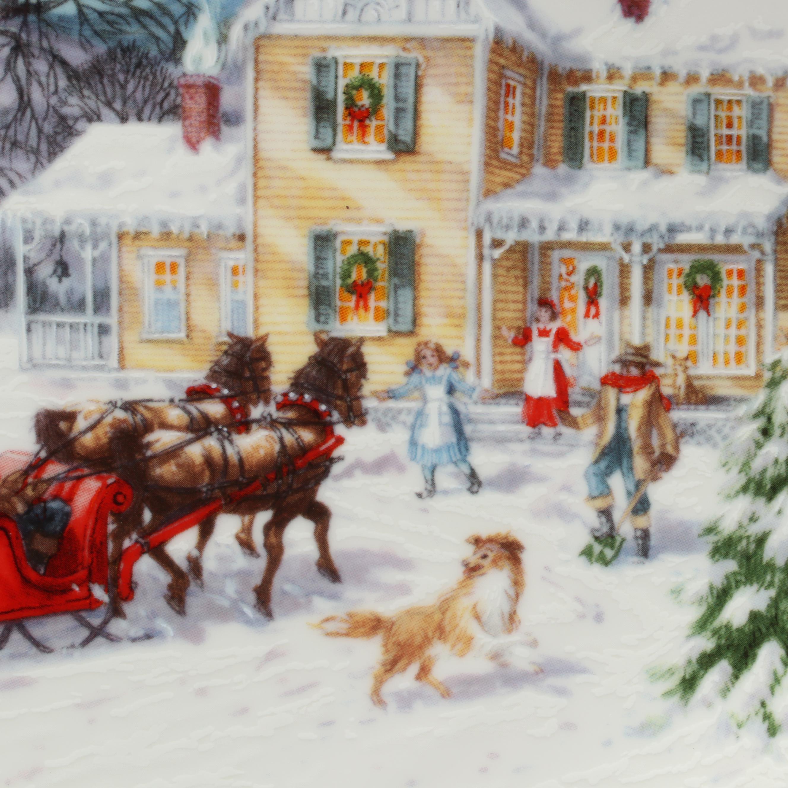 Lenox American Christmas "Bringing Home The Tree" and More Porcelain Plates