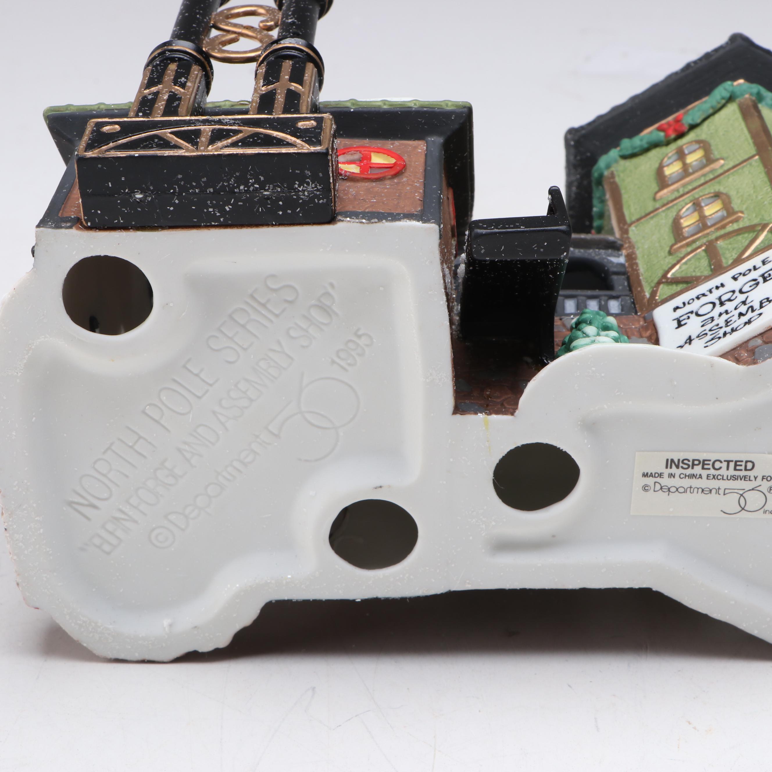 Department 56 "Orly's Bell & Harness Supply" with More North Pole Series Sets