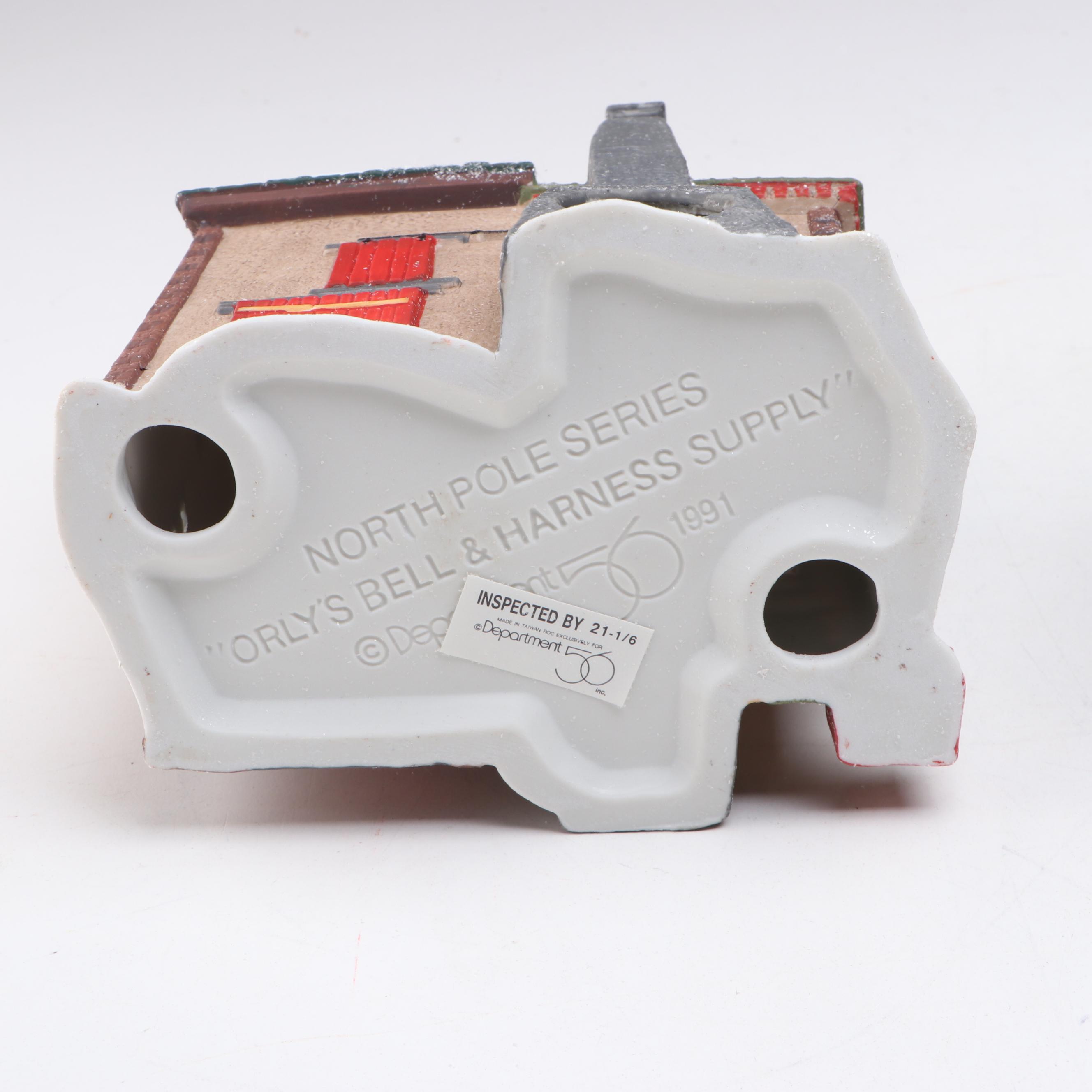 Department 56 "Orly's Bell & Harness Supply" with More North Pole Series Sets