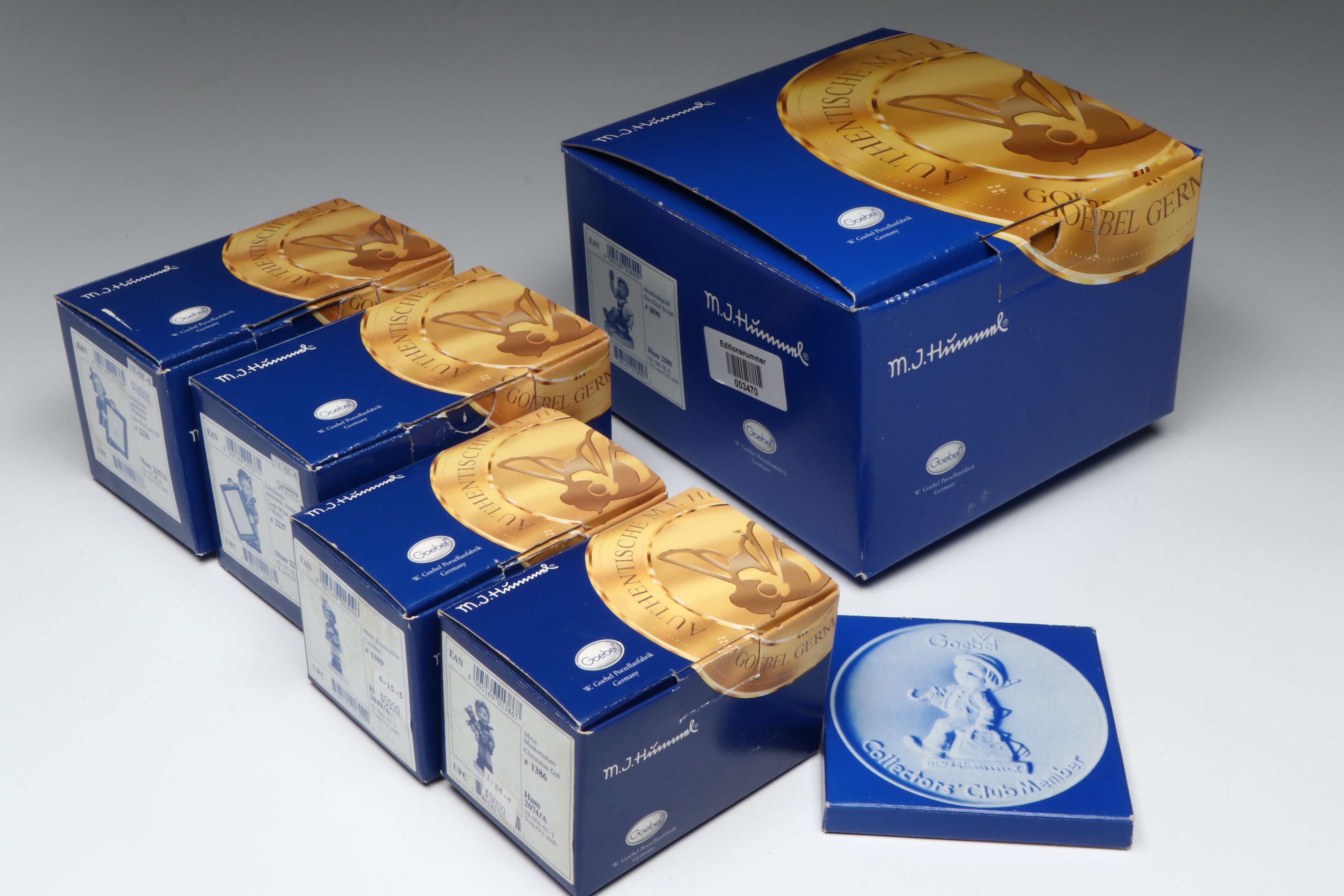 Goebel Gerhard Skrobek Signed "The Final Sculpt" with More Hummel Figurines