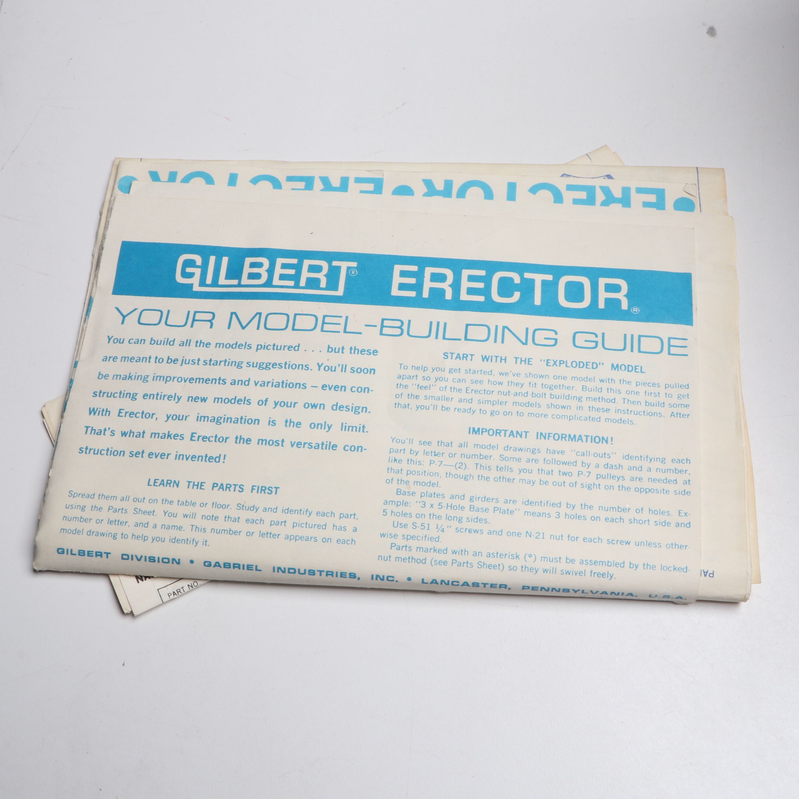 Tinkertoys, Erector Set, OmniStar, and More Vintage Toy Sets