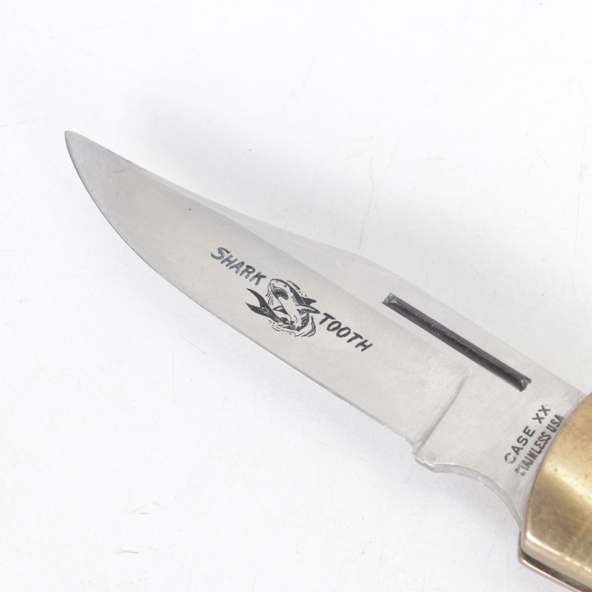 Case XX Shark Motif Lockback Folding Knives