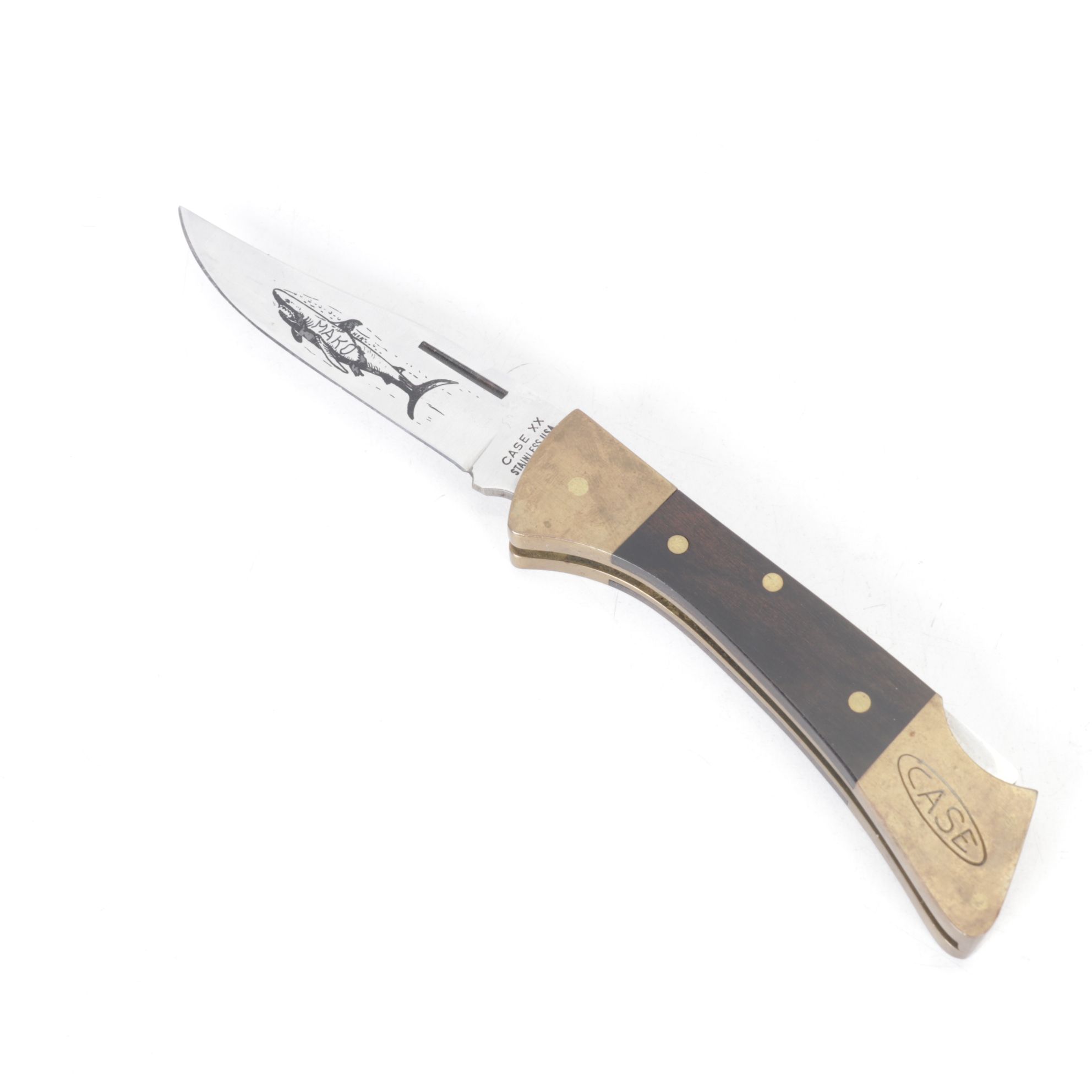 Case XX Shark Motif Lockback Folding Knives