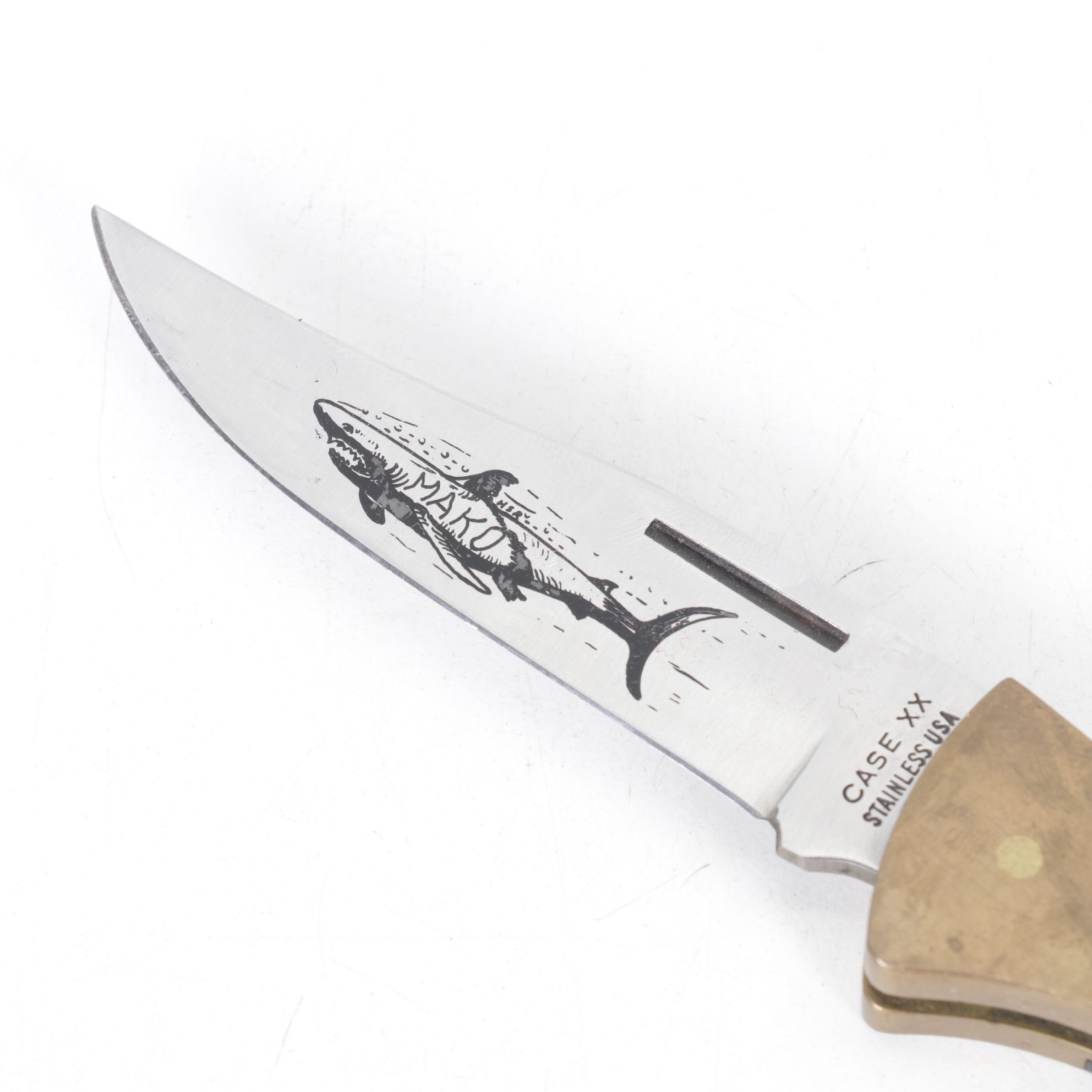 Case XX Shark Motif Lockback Folding Knives