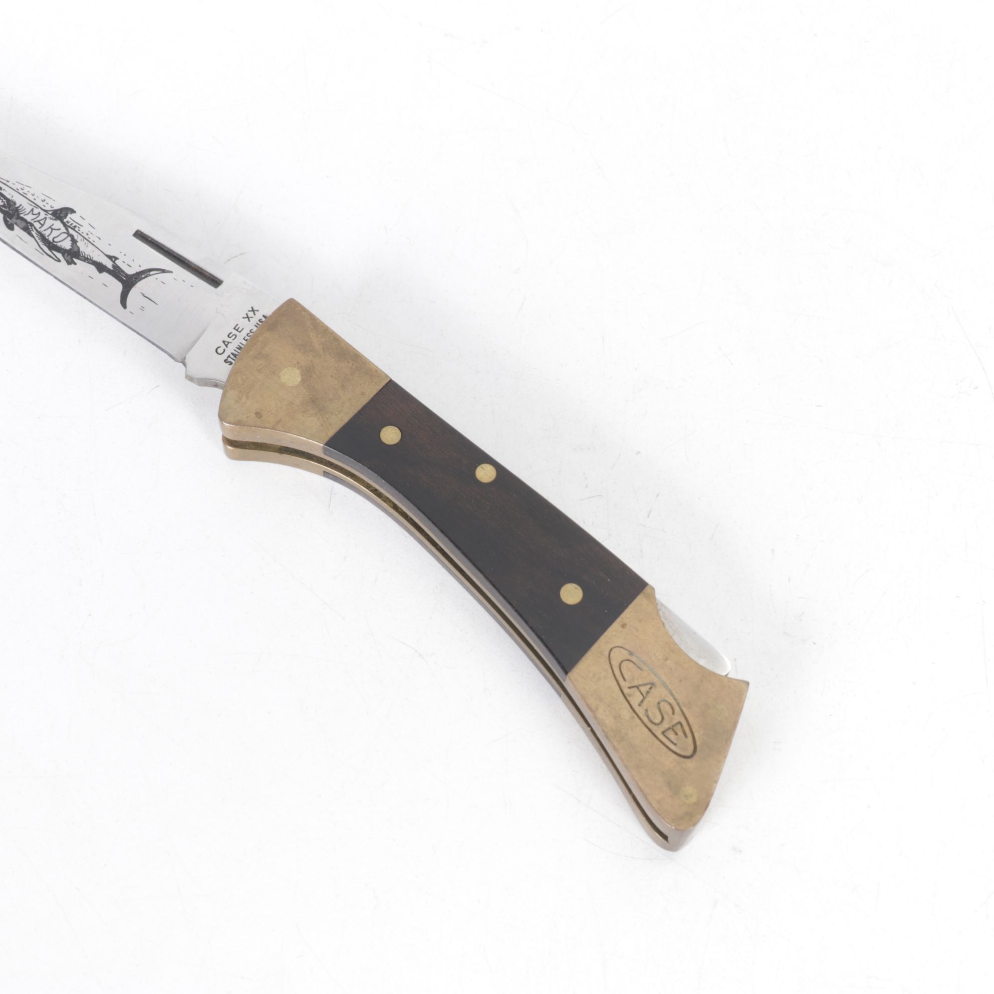 Case XX Shark Motif Lockback Folding Knives